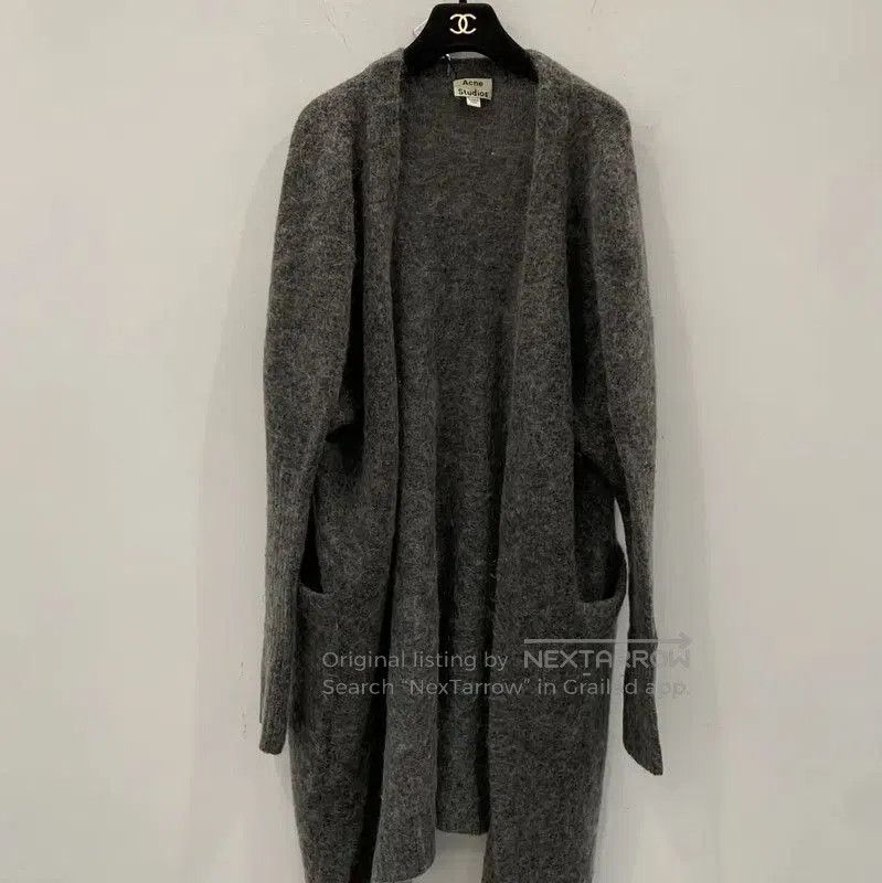 Acne Studios Acne Studios Gray Mohair Women's Cardigan. Size XS / US 0-2 / IT 36-38 - 1 Thumbnail