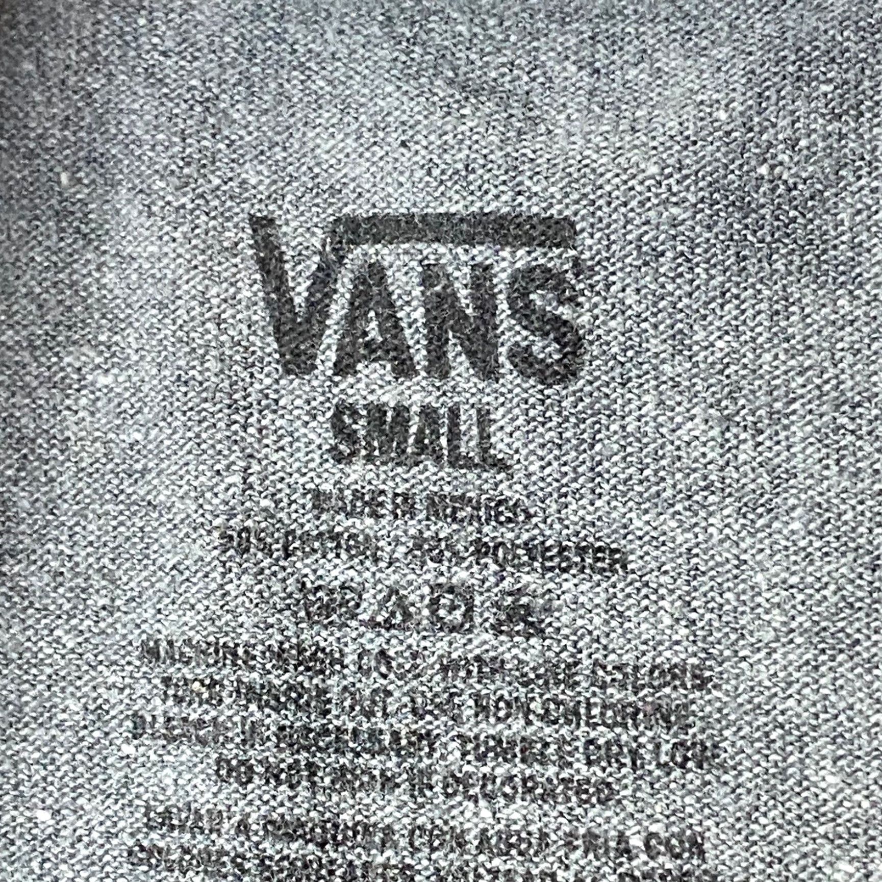 Vans VINTAGE Vans Off The Wall T Shirt S Mens Grunge 1990s Gray Small Size US S / EU 44-46 / 1 - 3 Thumbnail
