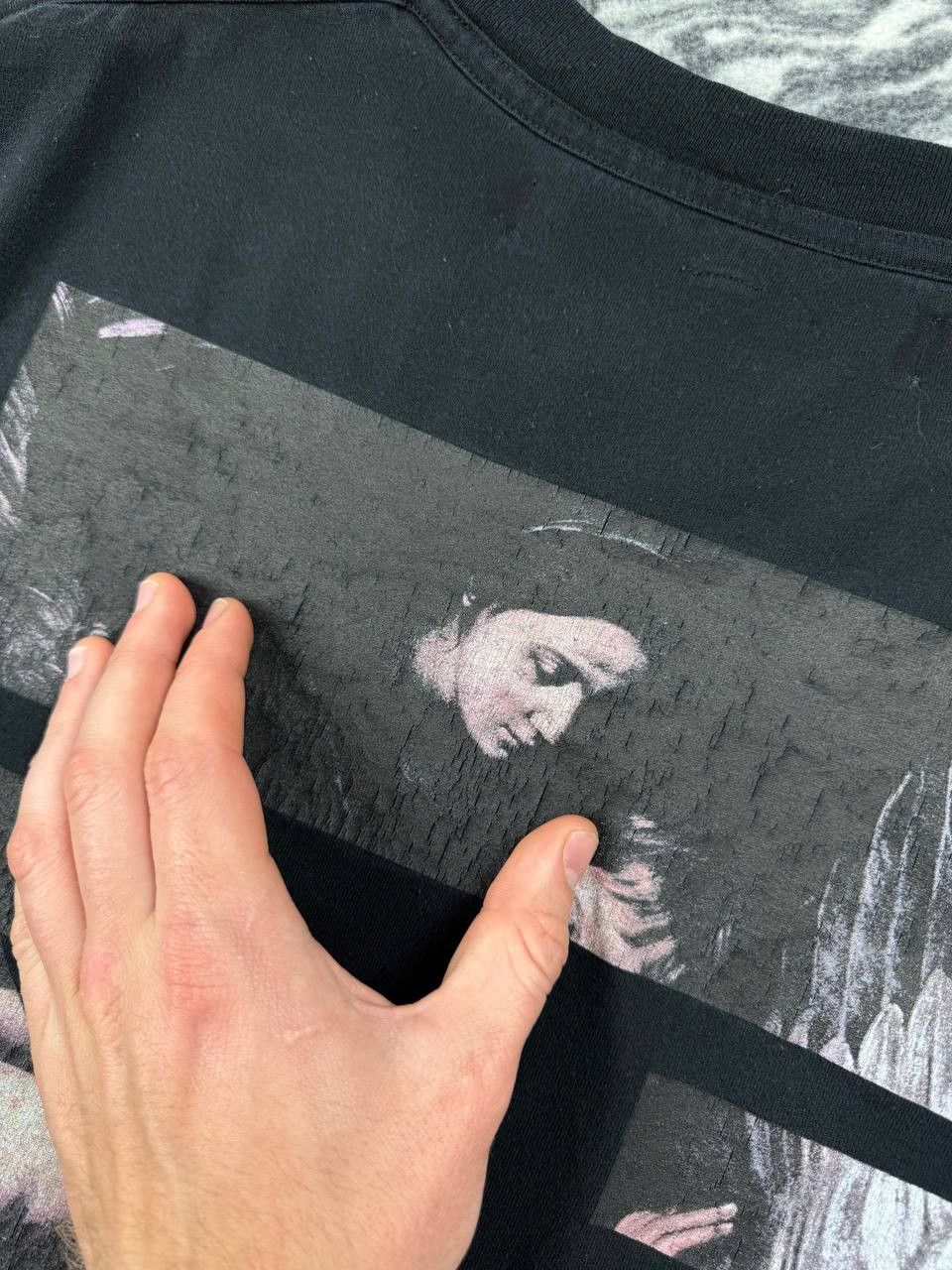 Off-White Off-White Caravaggio Arrow Big Logo T-Shirt Men Size M Black Size US M / EU 48-50 / 2 - 3 Thumbnail