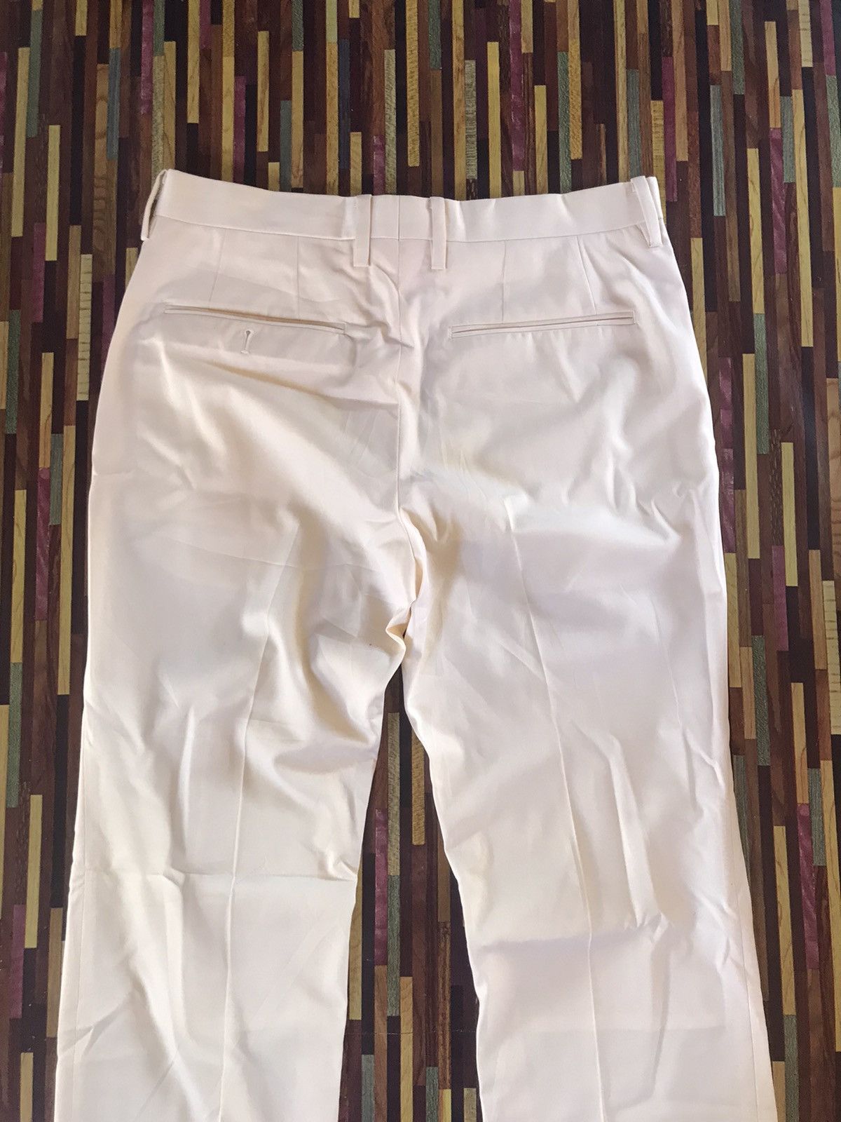 🔥🔥🔥 VTG WACKO MARIA SLACK PANTS handwritten wash tag