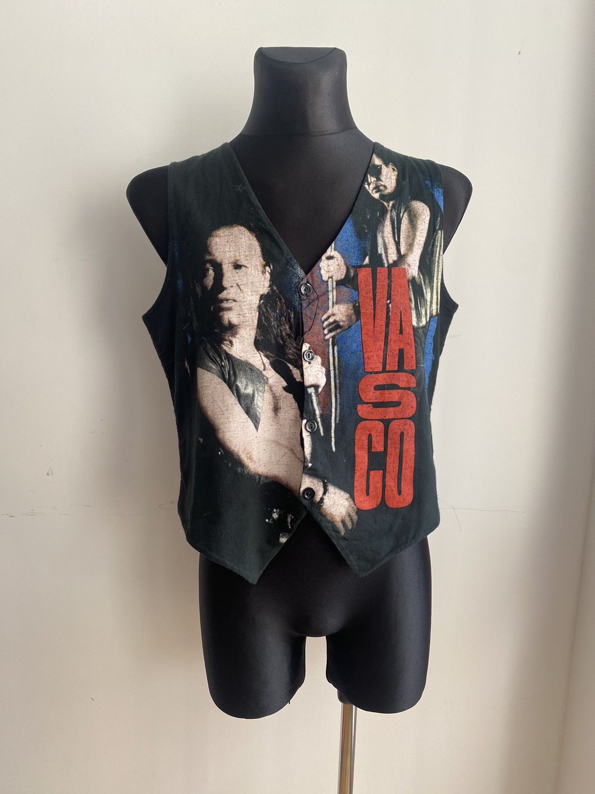 Vintage Vasco Rossi Vintage gilet Size 42L - 1 Thumbnail