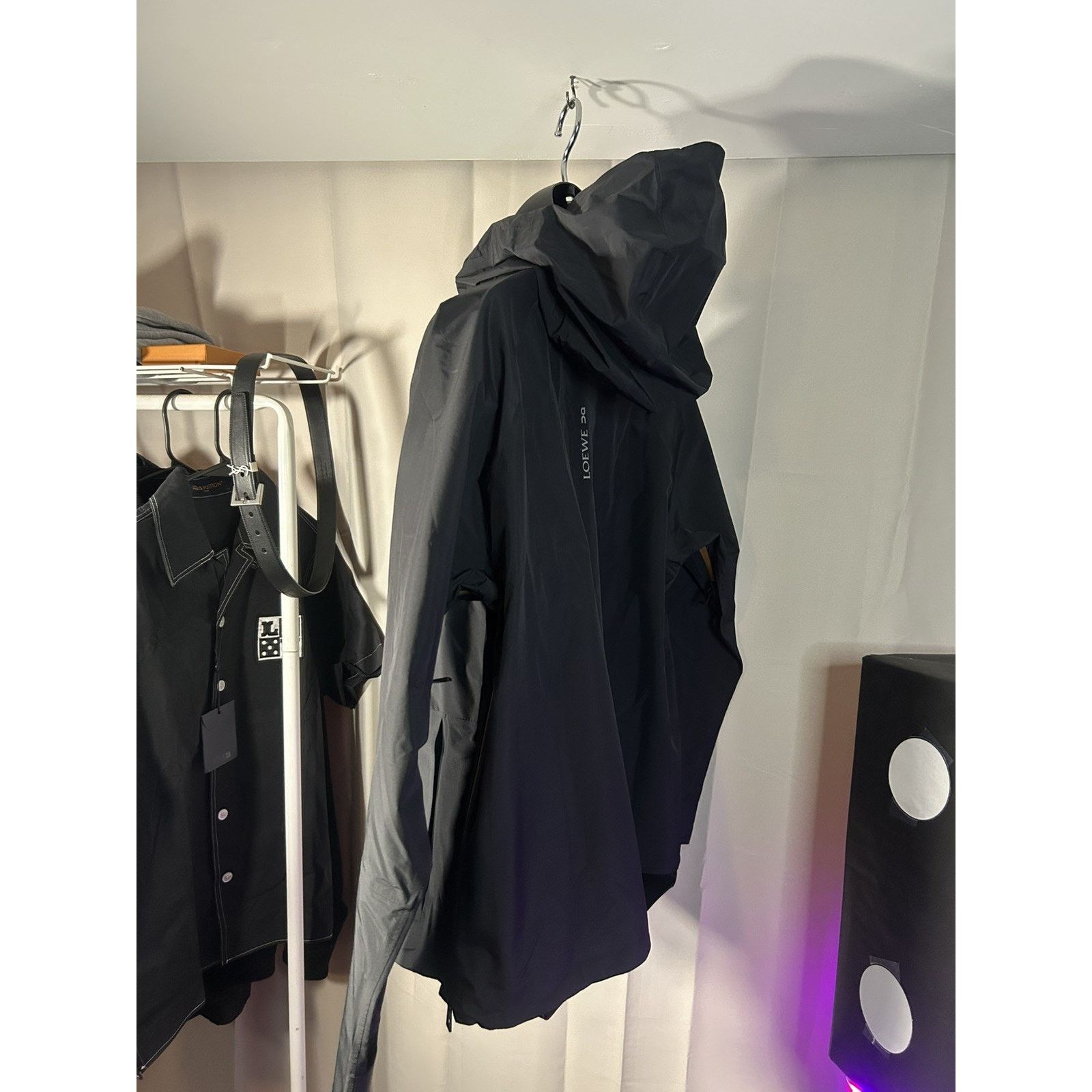 Loewe Black LOEWE x On Collaboration Waterproof Storm Jacket Size US XL / EU 56 / 4 - 2 Thumbnail