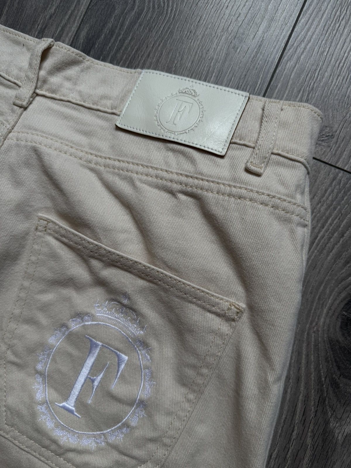 Carhartt Finelli Double Knee Cream White Carpenter Jeans Size US 34 / EU 50 - 14 Thumbnail