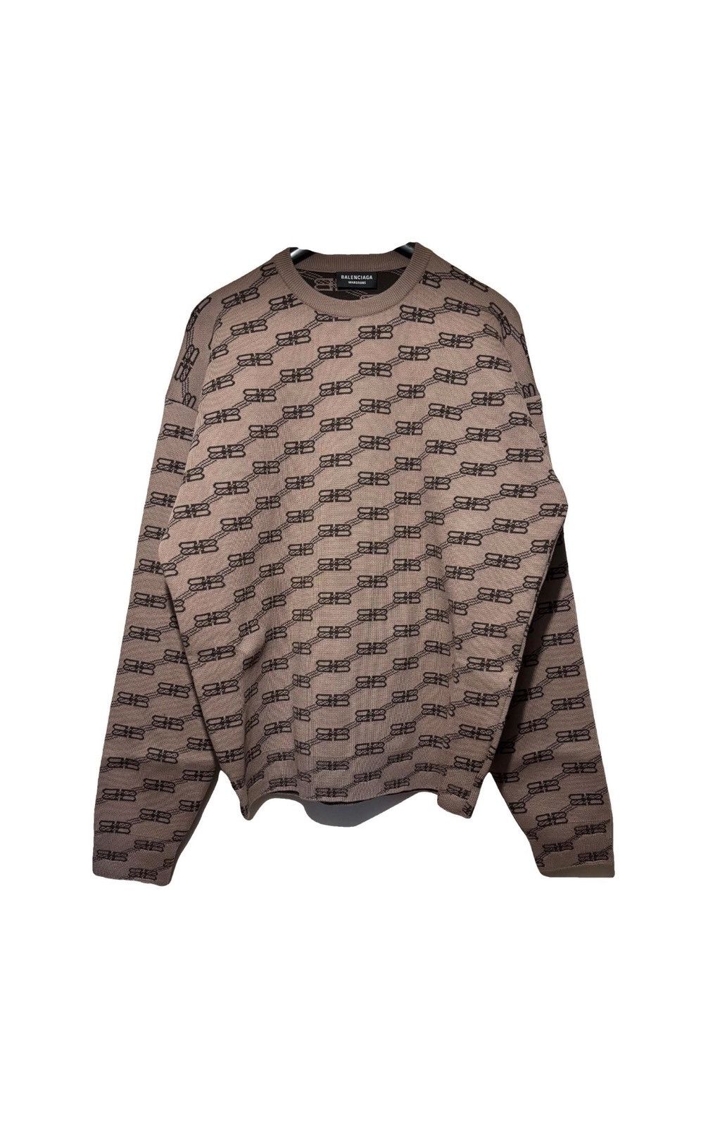Balenciaga Balenciaga BB Monogram Knit Crewneck Size US M / EU 48-50 / 2 - 1 Thumbnail