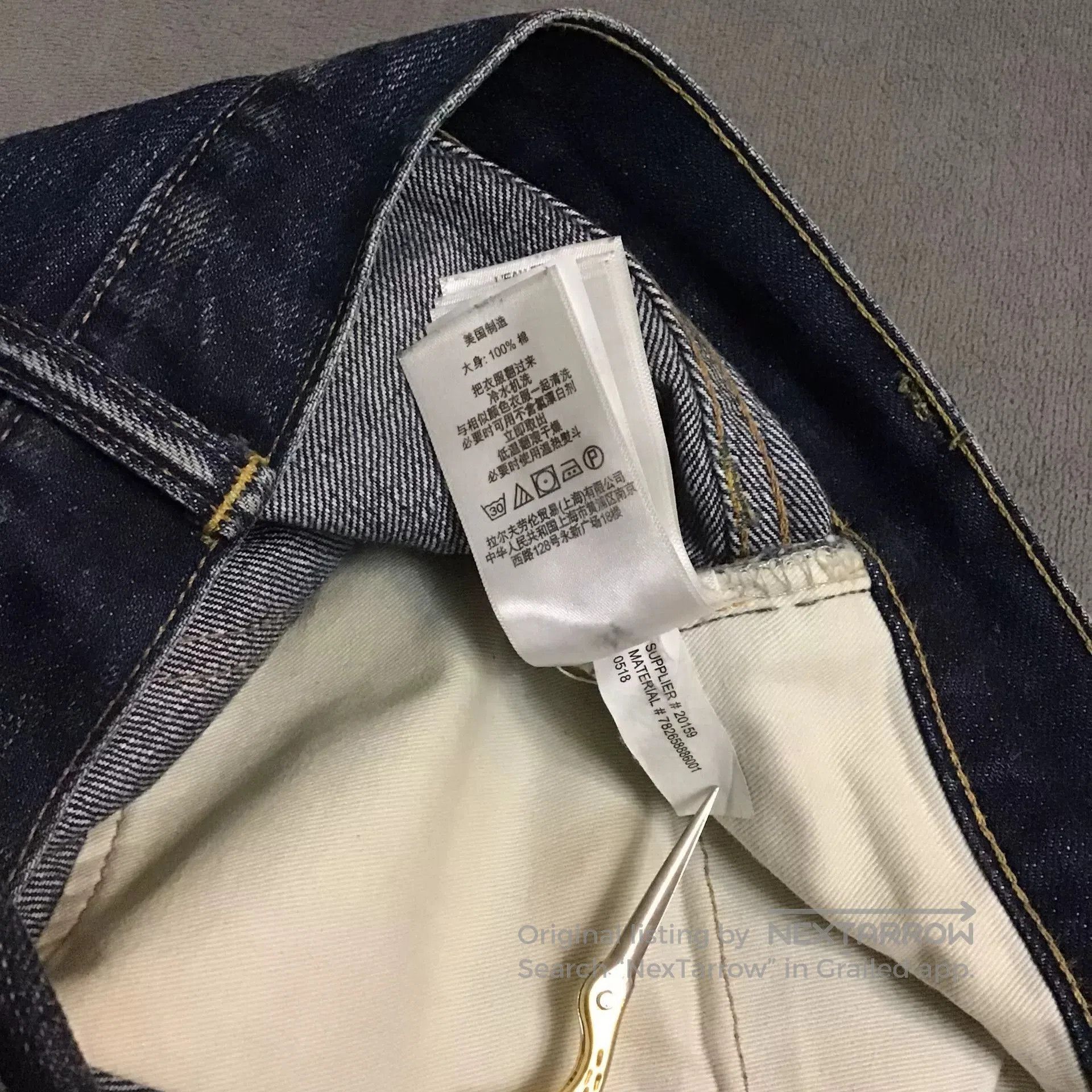 RRL Ralph Lauren RRL Ralph Lauren Low Straight Jeans. Size US 30 / EU 46 - 5 Thumbnail