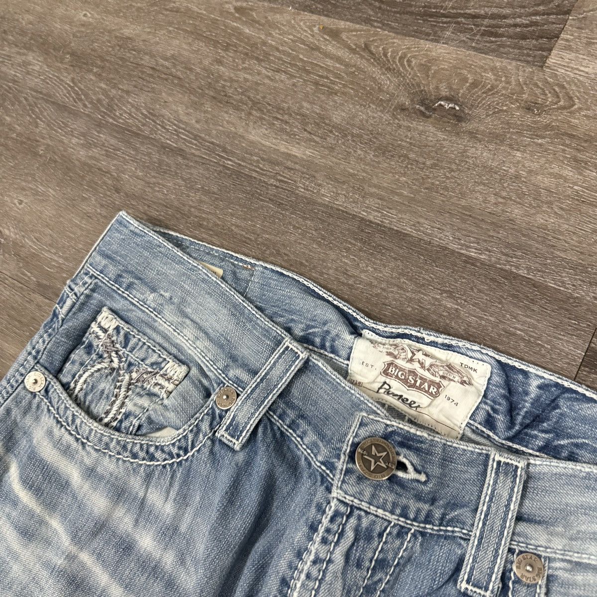 JNCO × Japanese Brand × Vintage Vintage Y2K big star baggy wide leg archive style distressed Size US 38 / EU 54 - 6 Thumbnail