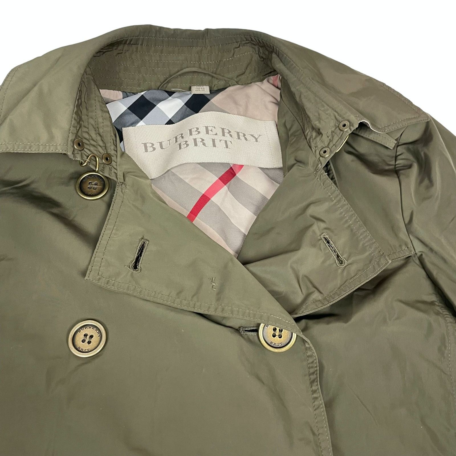Burberry Burberry Brit Olive green Trench Coat 6 Size M / US 6-8 / IT 42-44 - 3 Thumbnail