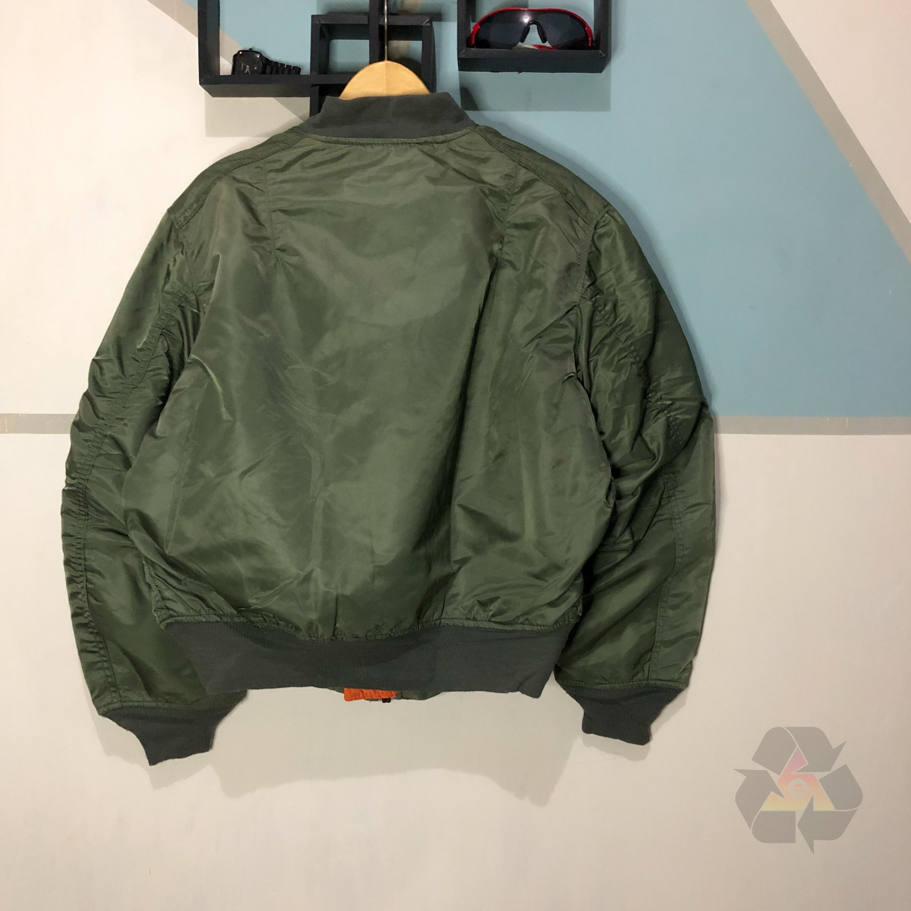 Alpha Industries Vintage Alpha Industries Flayer's Mil-J-82790J USAF MA-1 Size US XL / EU 56 / 4 - 12 Thumbnail