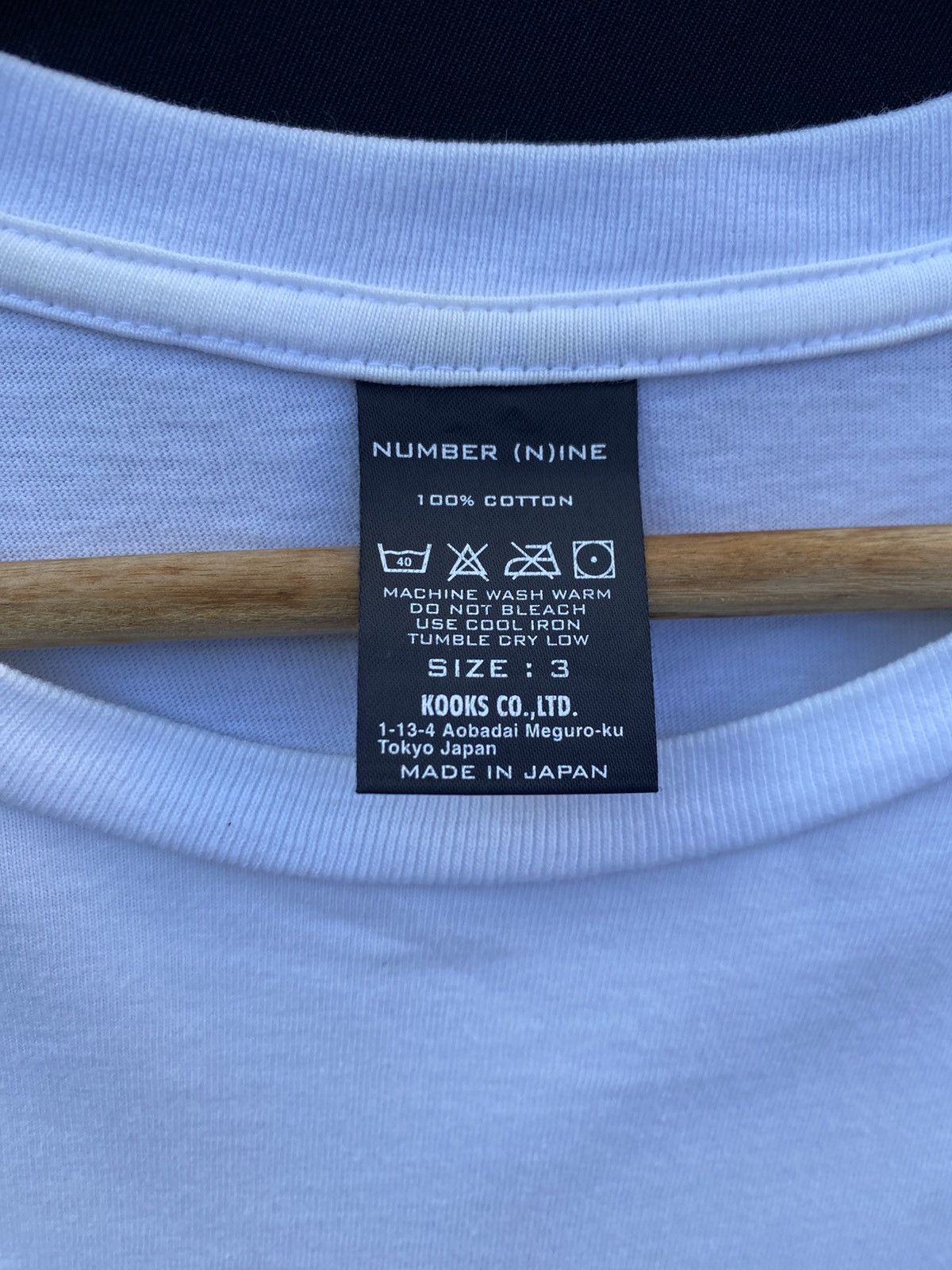 Number (N)ine Rare Number Nine Takahiromiyashita Small Logo Pocket Tee Size US M / EU 48-50 / 2 - 11 Thumbnail