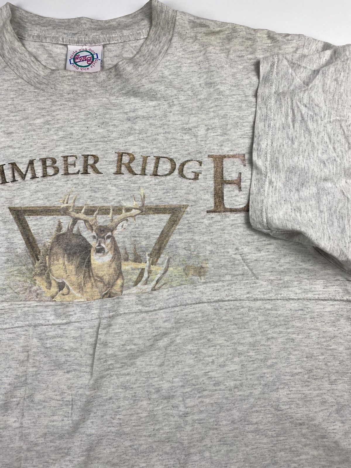 Vintage Vintage Art Animal Deer tshirt Size US L / EU 52-54 / 3 - 3 Thumbnail