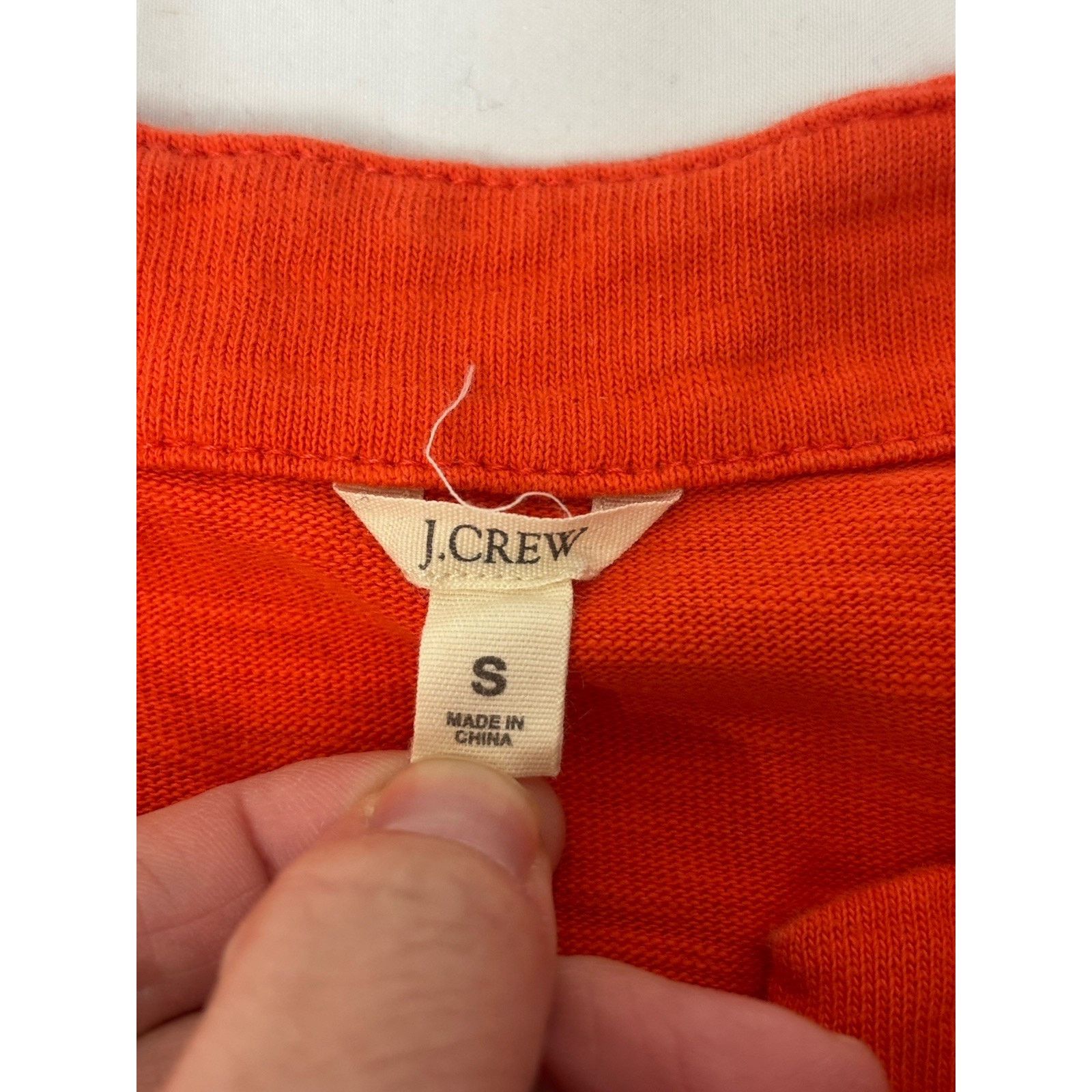 J.Crew J Crew Women’s S Orange Tunic Top Mini Dress 3/4 Sleeve Size S / US 4 / IT 40 - 7 Thumbnail