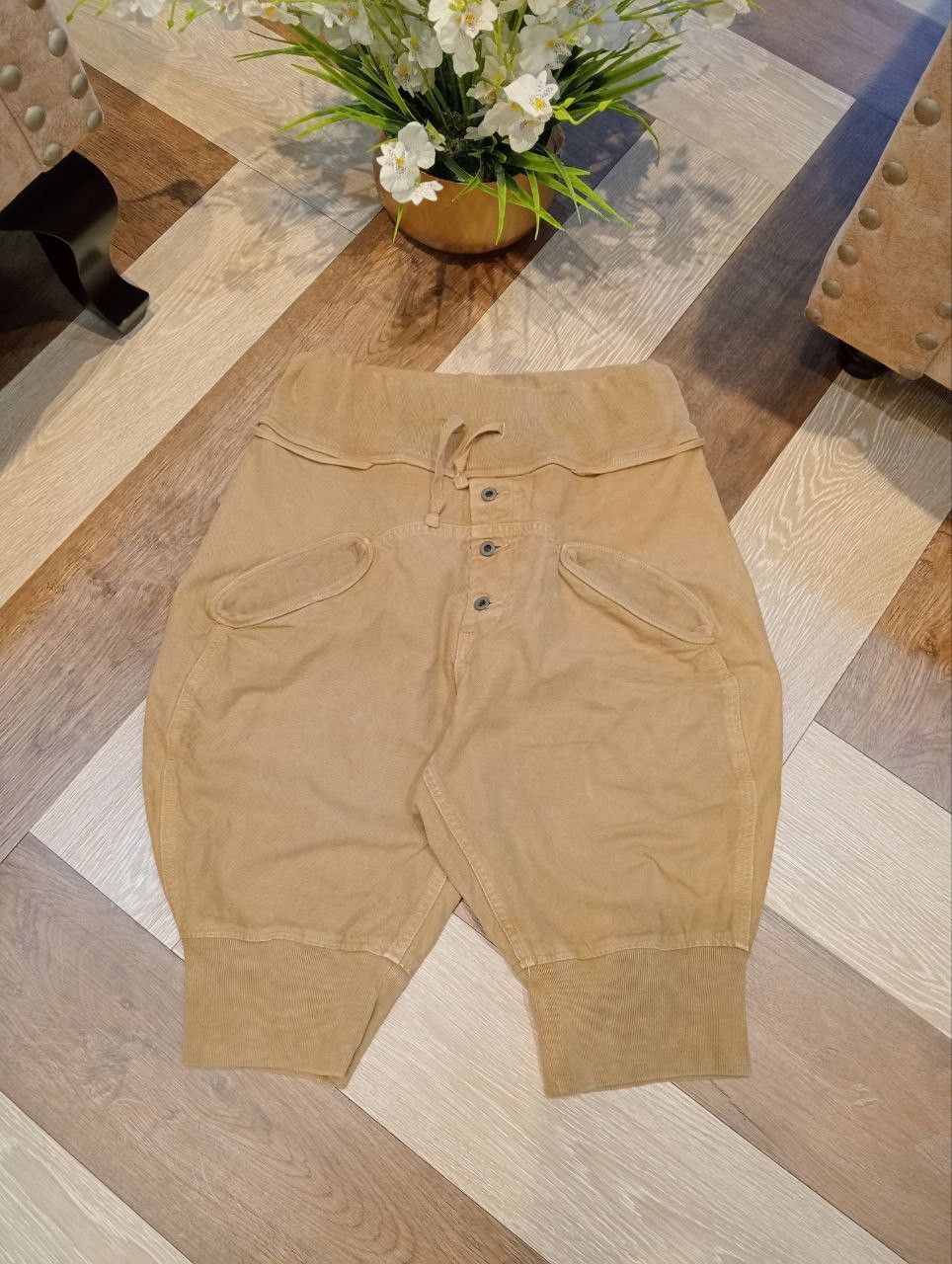 Kapital KAPITAL LIGHT CANVAS SAROUEL NOUVELLE PANTS IN KHAKI Size US 31 - 1 Thumbnail