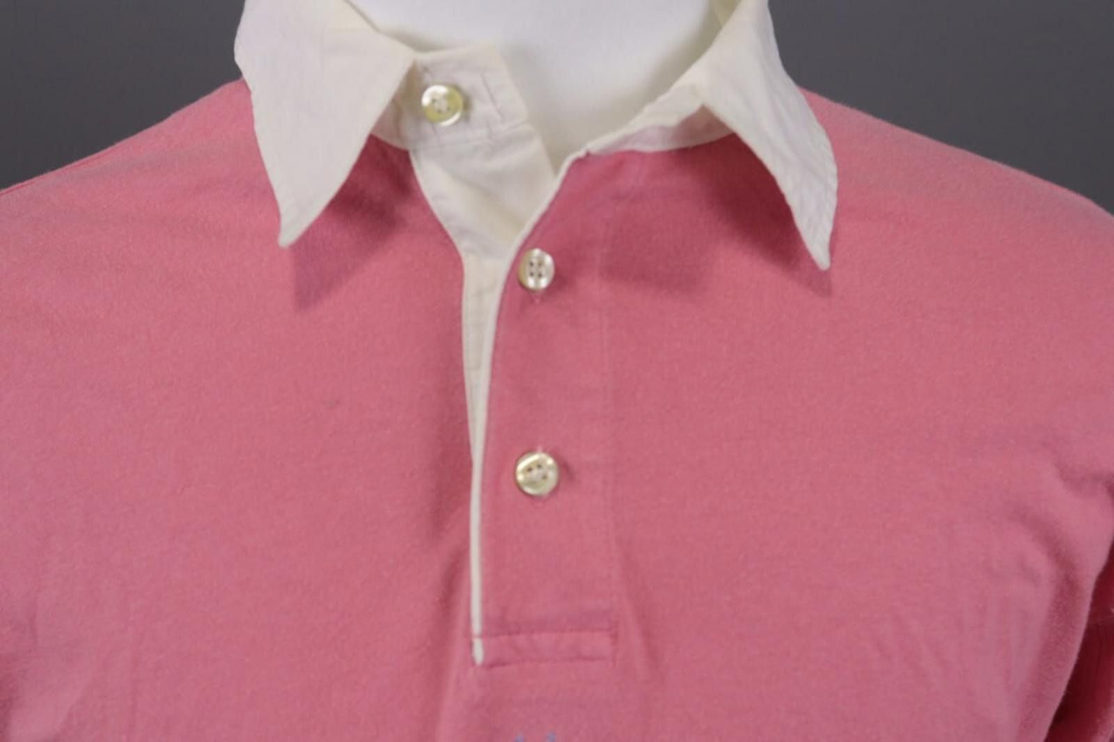 La Martina La Martina Pink Long Sleeve Polo Shirt Size L Size US L / EU 52-54 / 3 - 3 Thumbnail