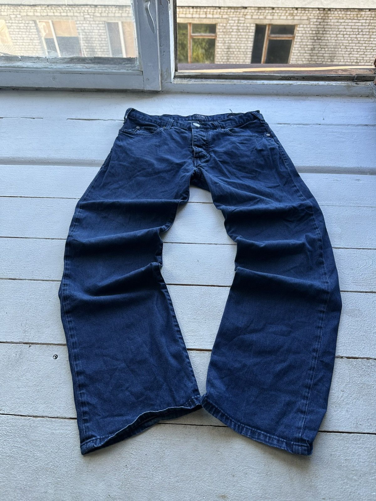 Giorgio Armani VNTG🚨90s Armani Jeans Denim blue Mens Pants Size US 32 / EU 48 - 1 Thumbnail