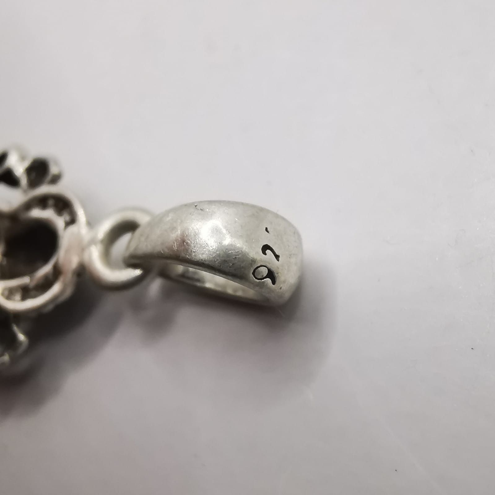 Sterling Silver Vintage Pendant "Lakshmi" 925 Sterling Silver Jewelry, 2,64g Size ONE SIZE - 5 Thumbnail