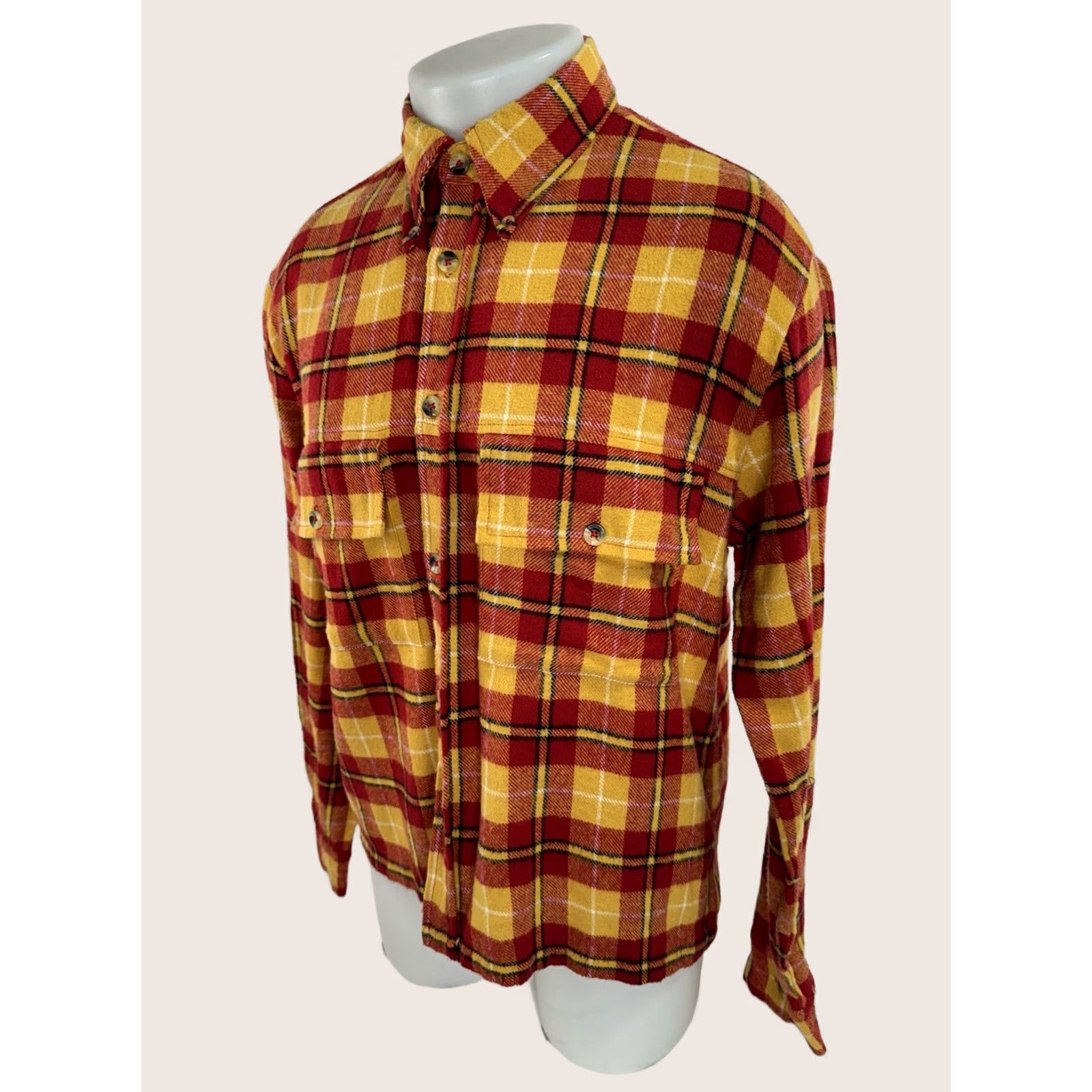 MNML MNML - Plaid Relaxed Cargo Mens M Flannel Shirt Size US M / EU 48-50 / 2 - 1 Thumbnail