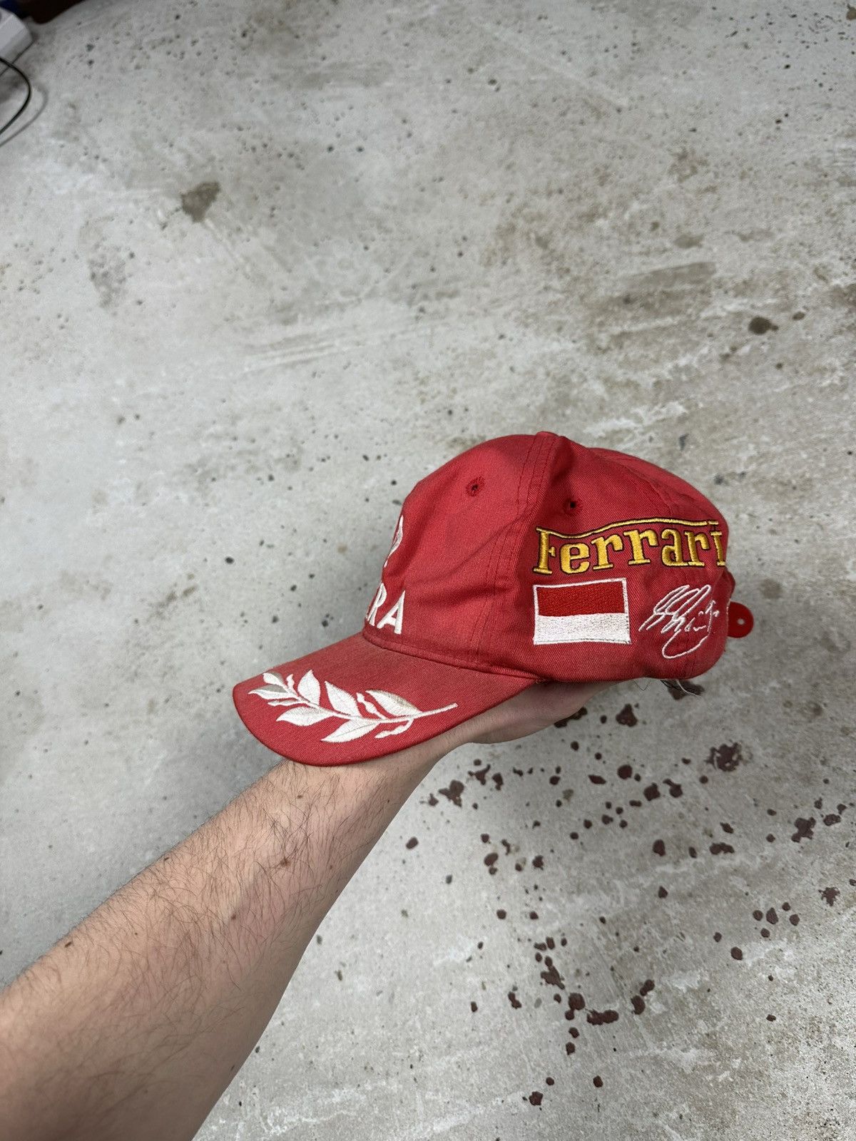 Ferrari × Vintage Vintage 90s Ferrari Dekra Schumacher Racing Hat Size ONE SIZE - 1 Thumbnail