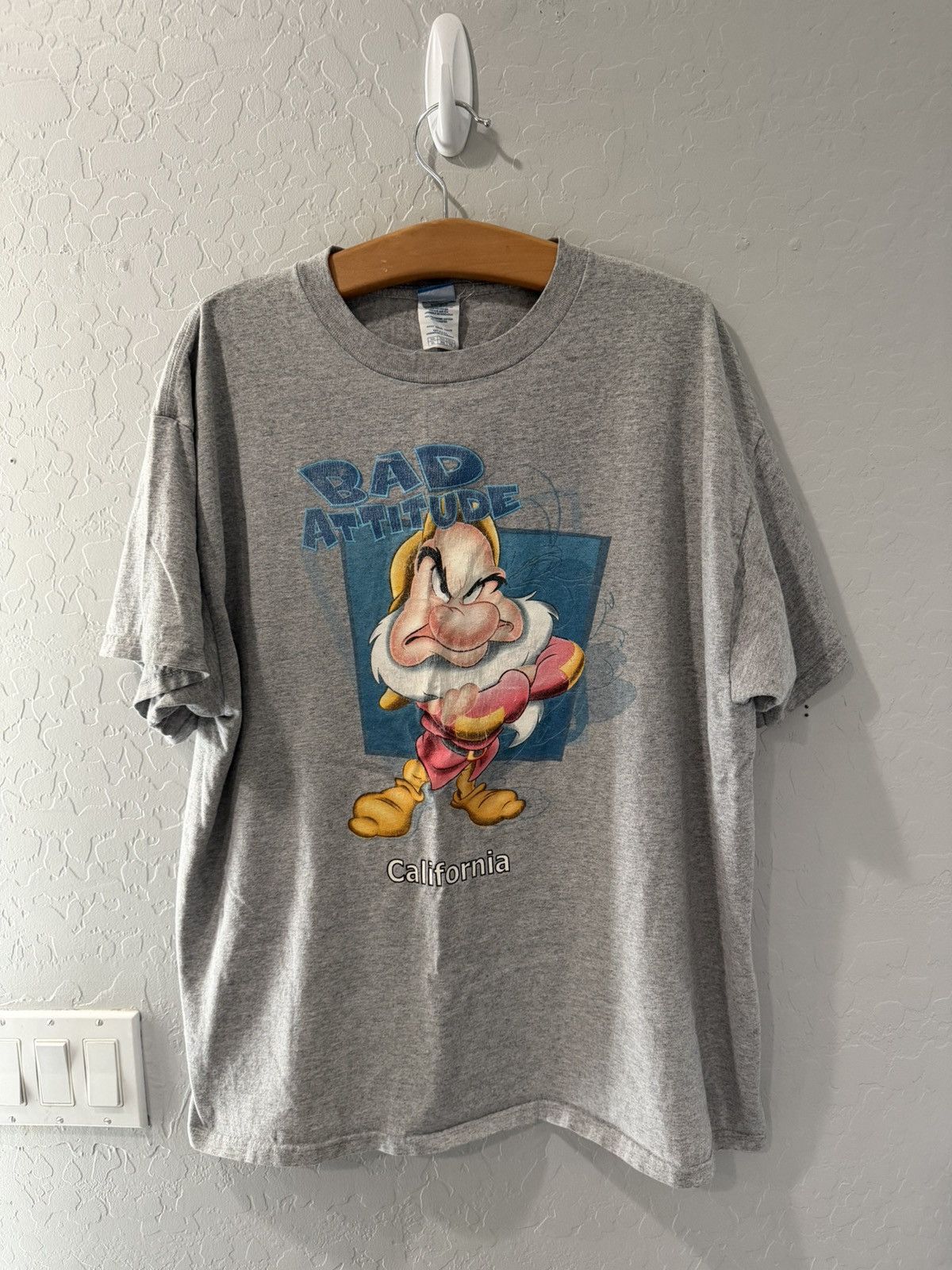 Disney Vintage Disney Grumpy Dwarf “Bad Attitude” Shirt XL Bin 1 Size US XL / EU 56 / 4 - 1 Thumbnail