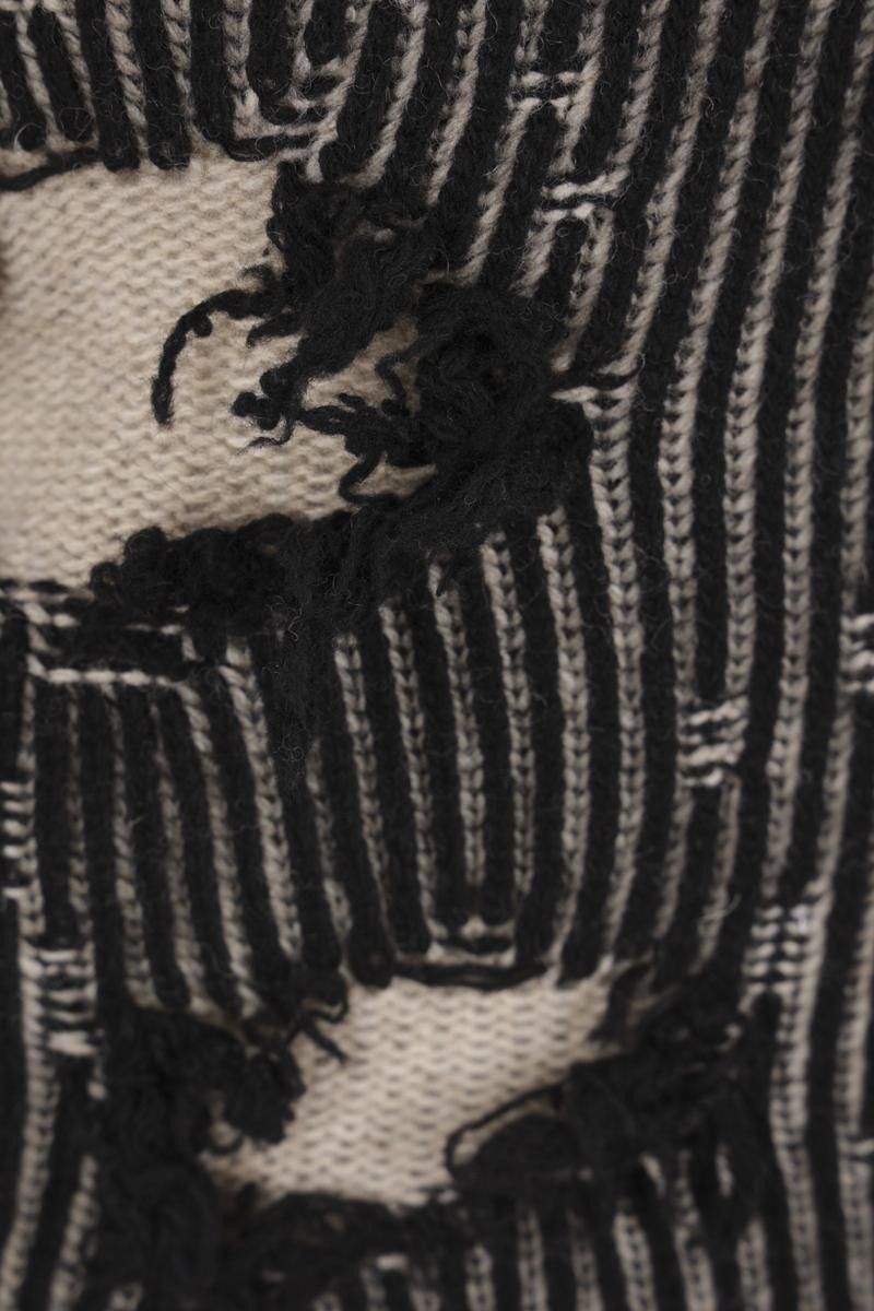 Maison Margiela oc11z0925 Sweater in Black/Beige Size S / US 4 / IT 40 - 3 Thumbnail