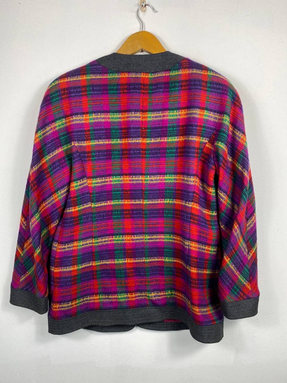 Japanese Brand japanese brand knitted multicolor jacket silk lining Size M / US 6-8 / IT 42-44 - 10 Thumbnail