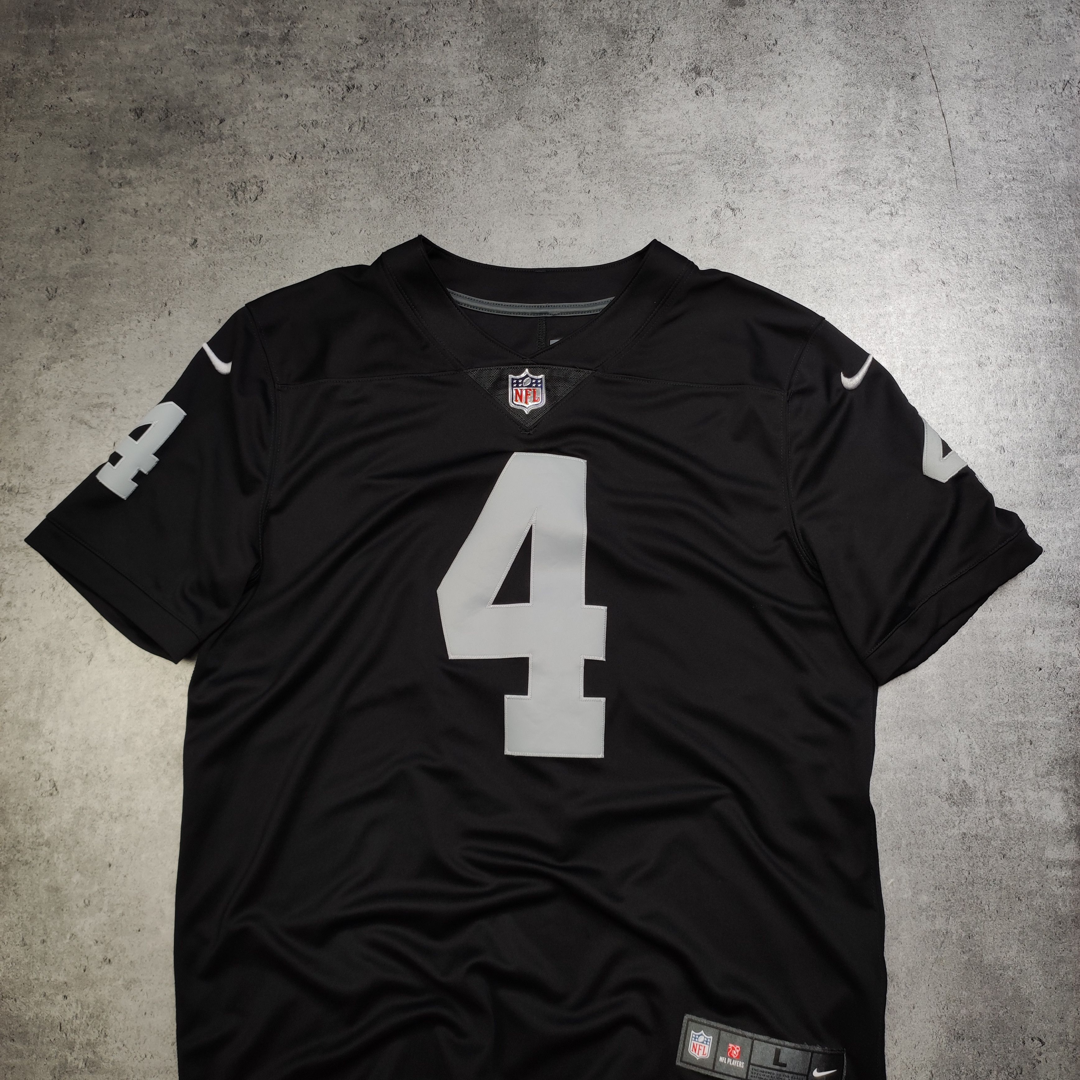 NFL × Nike RARE NFL Los Angeles Raiders #4 Carr Nike Jersey Size US L / EU 52-54 / 3 - 3 Thumbnail