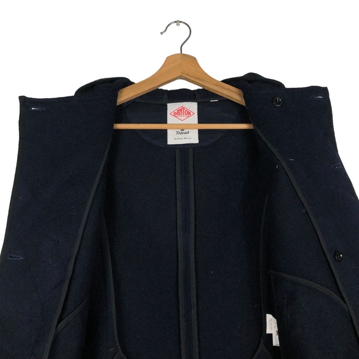 Danton × Japanese Brand 🔥CROPPED WOOL BIKER JACKET DANTON JAPAN ISSEY MIYAKE Size US S / EU 44-46 / 1 - 16 Thumbnail