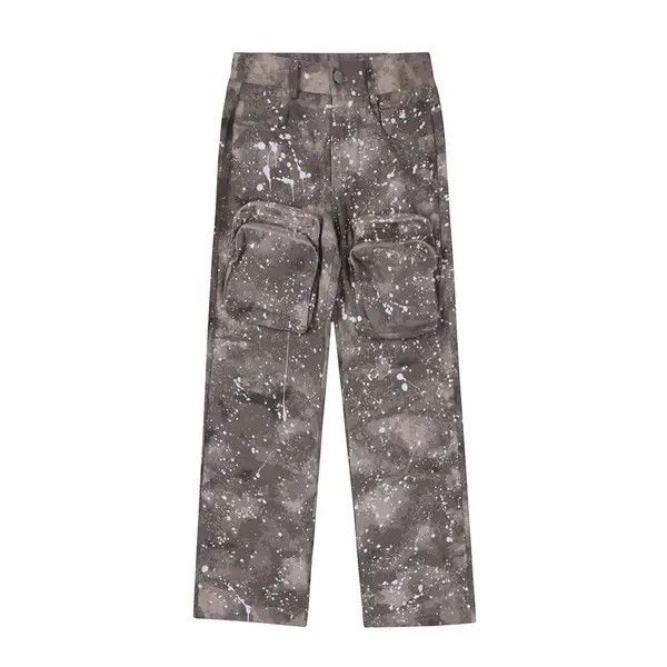 Designer Men's camouflage cargo pants with large pockets Size US 34 / EU 50 - 1 Thumbnail