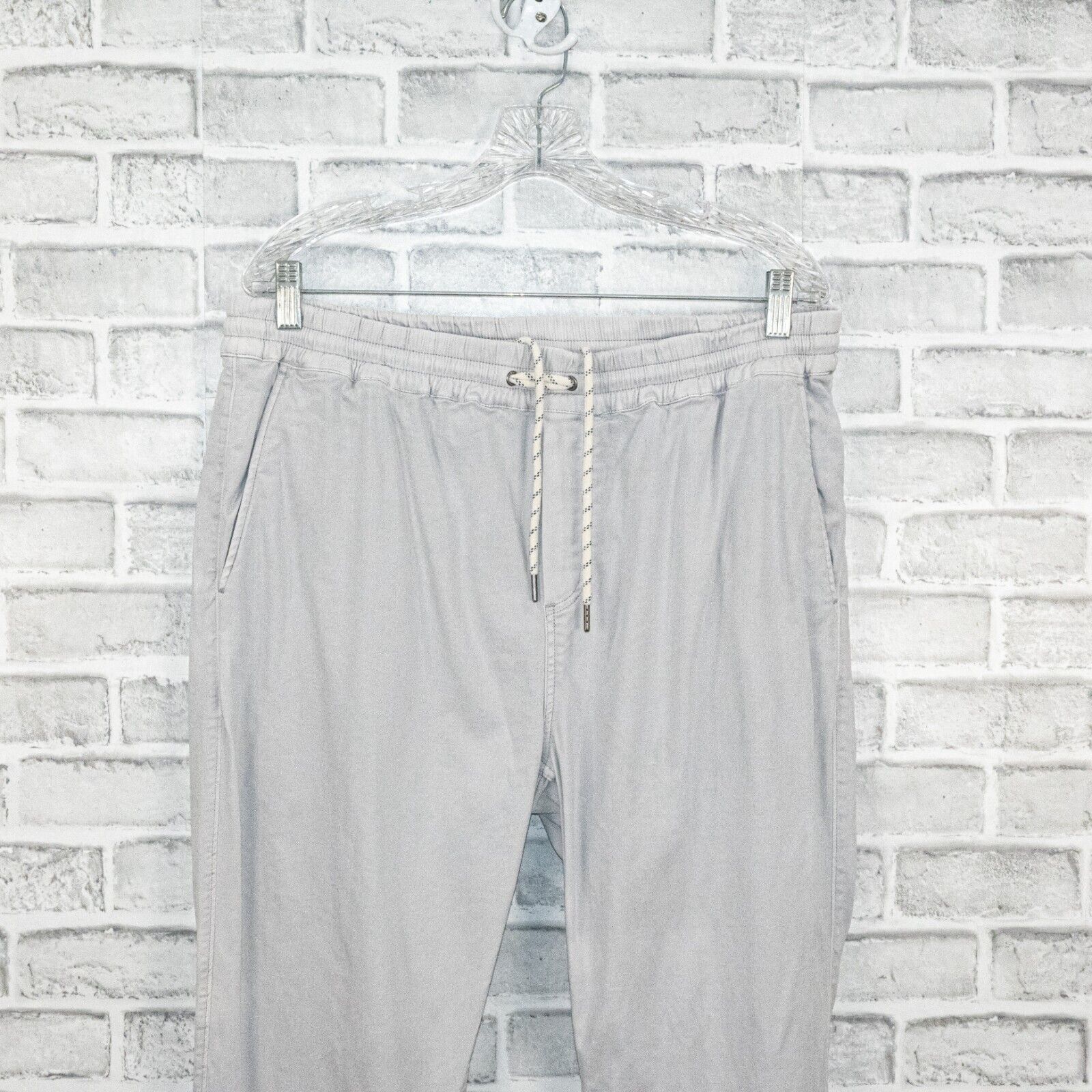 Faherty Faherty Essential Drawstring Pant Joggers in Birch Gray 2XL Size US 36 / EU 52 - 2 Thumbnail