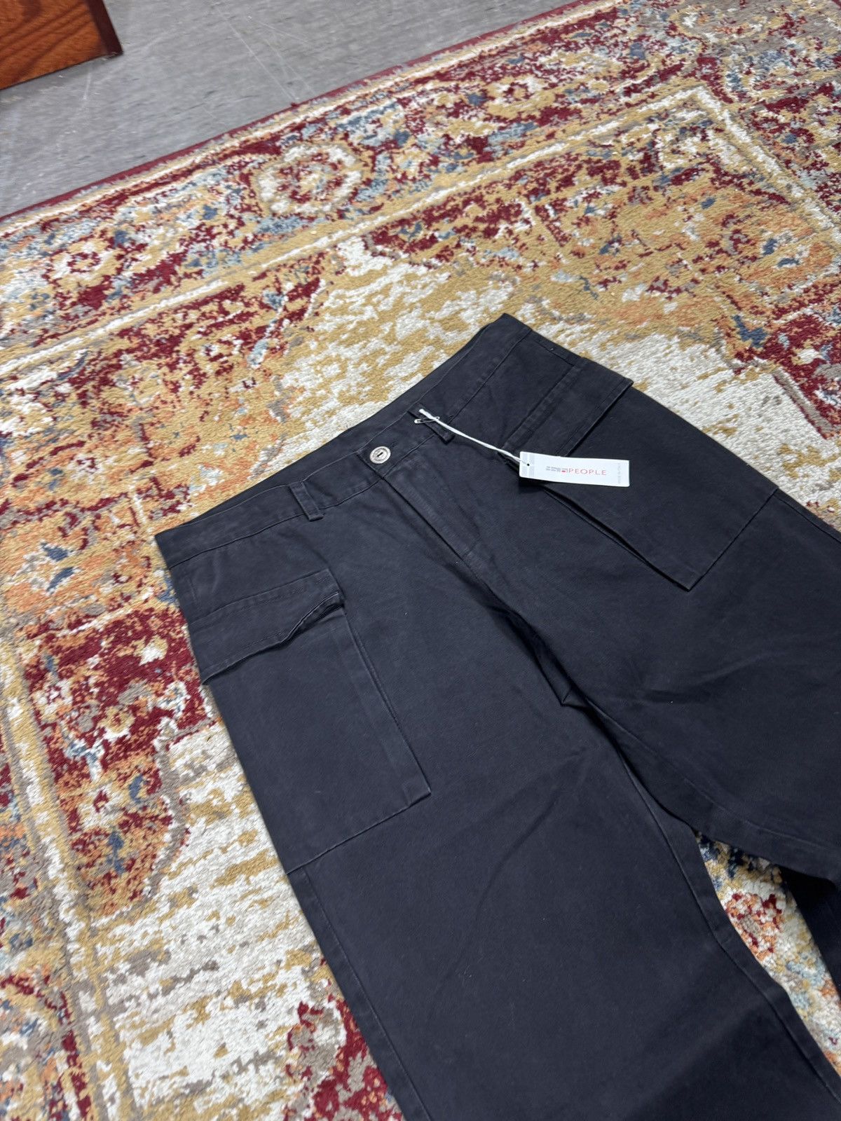 Japanese Brand ᶠᵃⁿᶜʸᵍᵘʸ BNWT 90s Flared Denim Jeans Pants Bootcut Y2K Size US 30 / EU 46 - 3 Thumbnail
