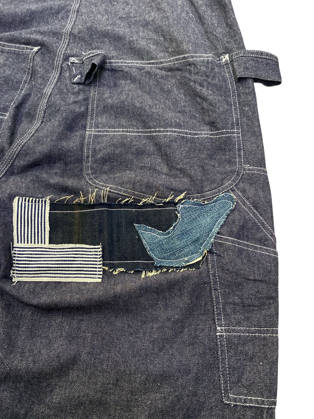 Japanese Brand × PERSON'S Japanese Brand Person’s for Men Double Knee Denim Overalls Size US 36 / EU 52 - 15 Thumbnail