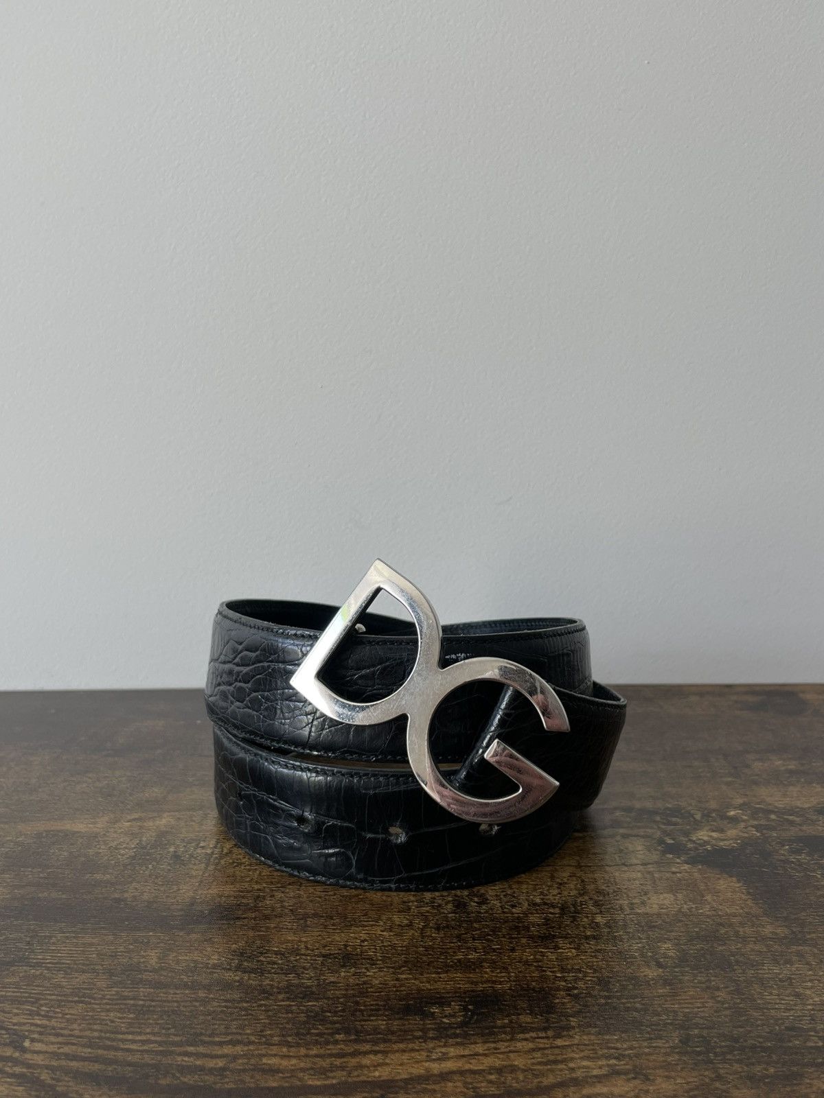 Dolce & Gabbana Dolce & Gabbana Leather Belt DG Metal Logo Luxury Size ONE SIZE - 2 Thumbnail