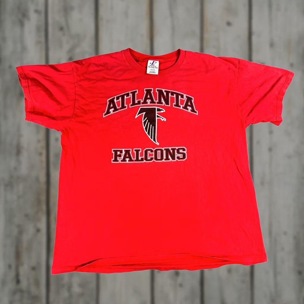 Logo Athletic VINTAGE Logo Athletic Atlanta Falcons T-Shirt Mens 2XL Red Graphic Football Tee Size US XXL / EU 58 / 5 - 1 Thumbnail