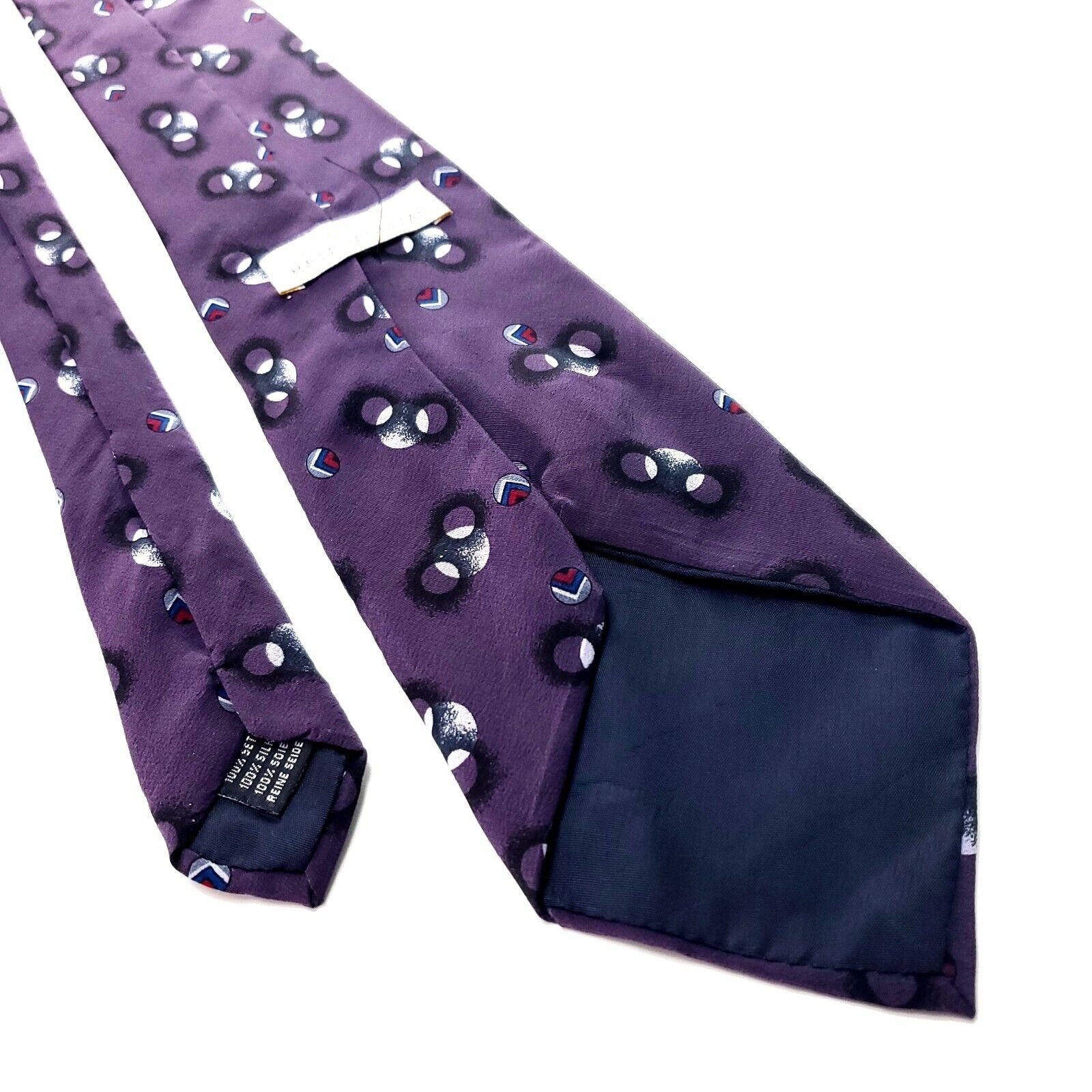 Lord & Taylor Lord & Taylor Metropolitan Silk Tie Purple Size ONE SIZE - 3 Thumbnail