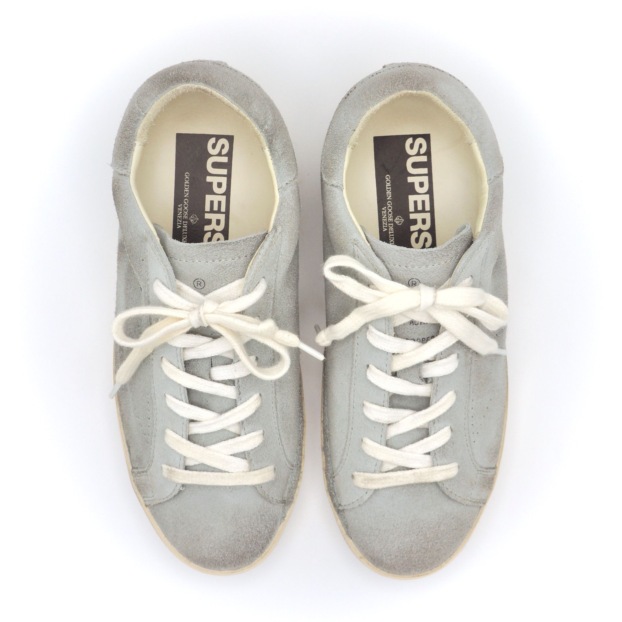 Golden Goose Superstar Gray Suede Sneakers NWOB Size US 6 / IT 36 - 7 Thumbnail
