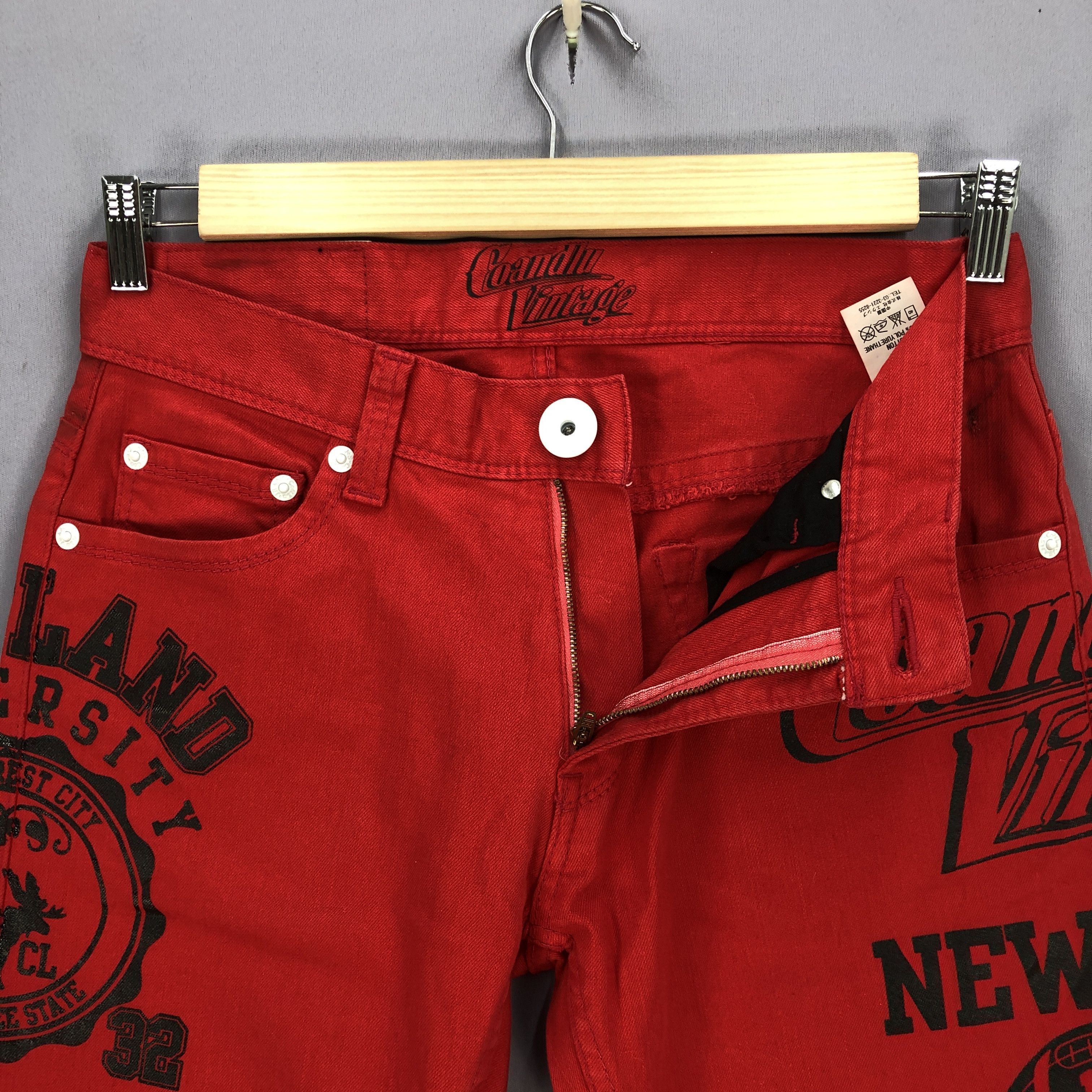 Japanese Brand Vintage Co&LU Japanese Jeans Statement Pants Archival Denim Size US 32 / EU 48 - 5 Thumbnail