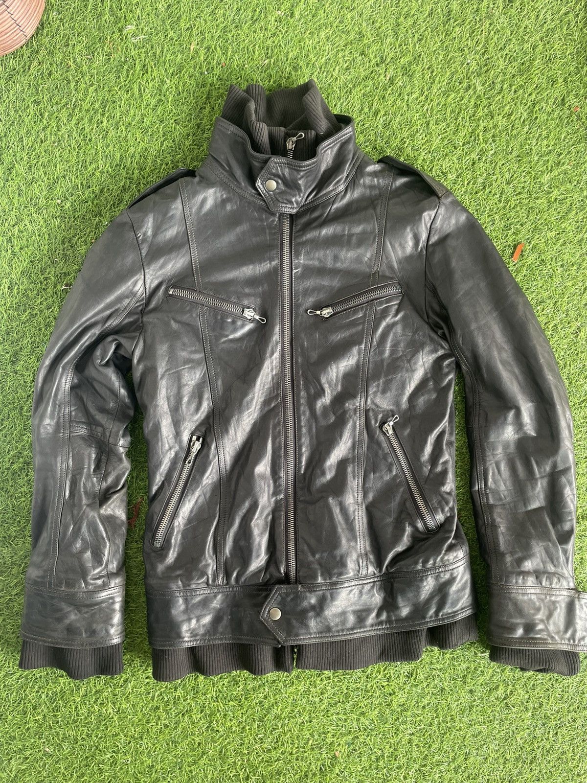 Japanese Brand × Shellac Authentic SHELLAC leather jacket Size S / US 4 / IT 40 - 1 Thumbnail