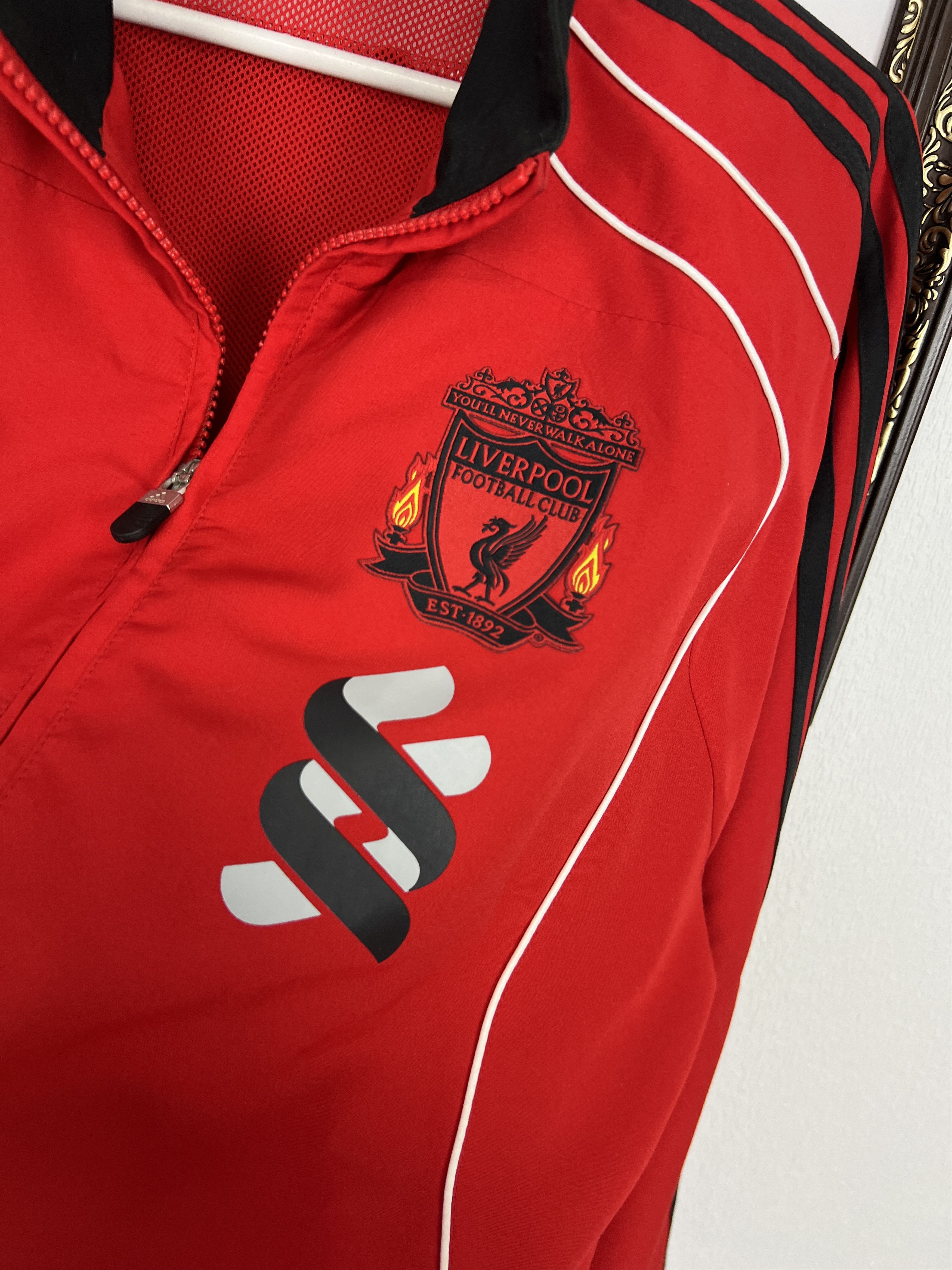 Adidas Vintage Adidas Liverpool Football Jacket Soccer YNWA Size US M / EU 48-50 / 2 - 3 Thumbnail
