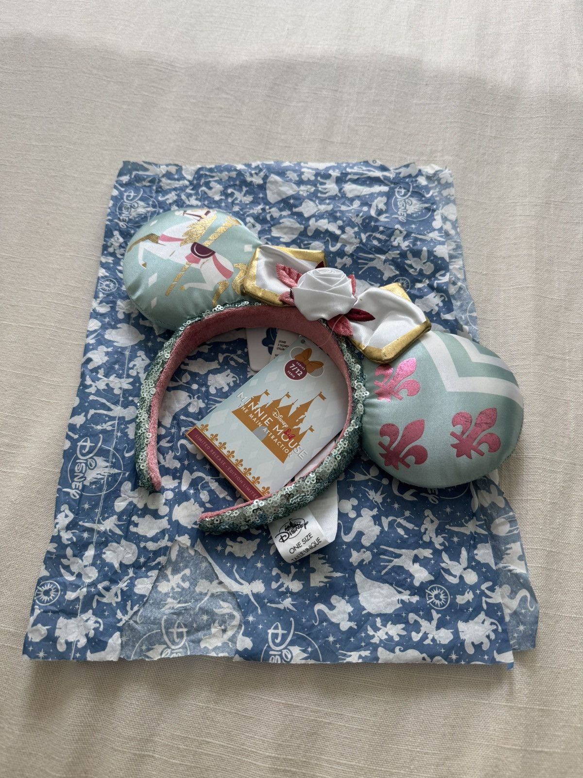 Disney Minnie Mouse Main Attraction King Arthur Carousel Ears Size ONE SIZE - 1 Thumbnail