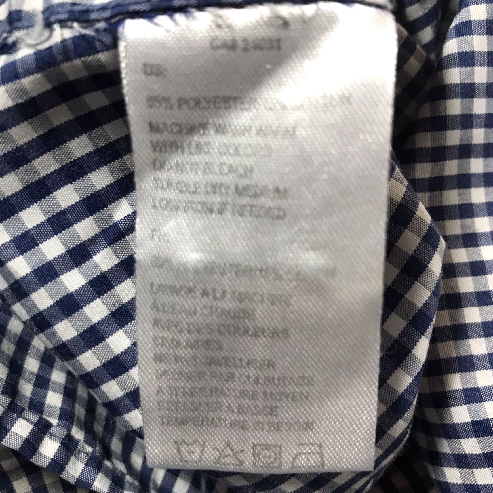 Vintage Oobe Button-Up Shirt Mens XL Blue/White Check Casual Travel Workwear Vietnam Size US XL / EU 56 / 4 - 8 Thumbnail
