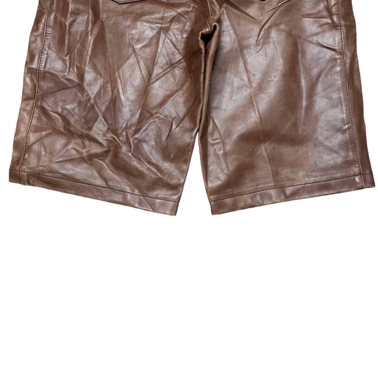 The Real McCoy's Vintage The Real Mccoy's Leather Short Pant Size US 33 - 12 Thumbnail