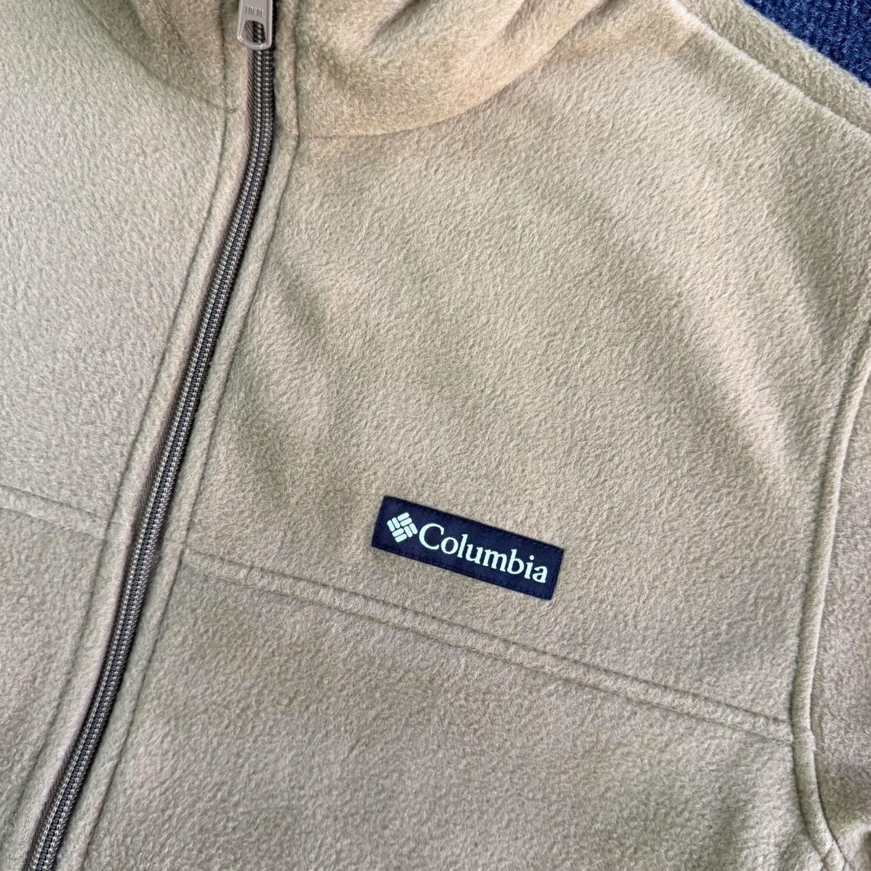 Vintage Columbia Jacket Mens Large Brown Fleece Full Zip Stand Collar Outdoor Hiking Size US L / EU 52-54 / 3 - 2 Thumbnail