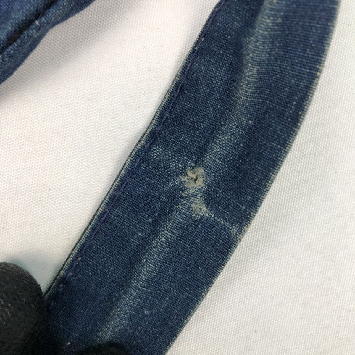 agnes b. AGNES B. DISTRESS DENIM DRAWSTRING BAG Size ONE SIZE - 8 Thumbnail