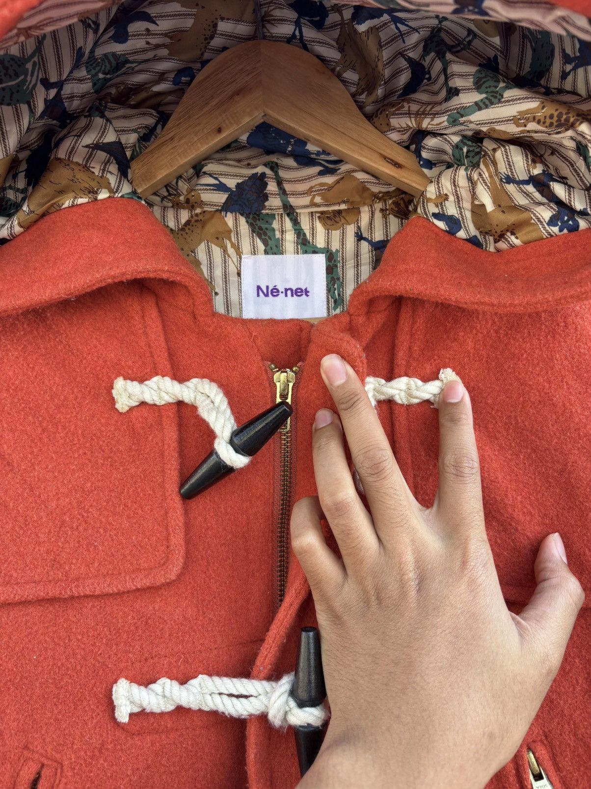 Ne-Net 🍊 Issey Miyake Ne-net Duffel Jacket Size US M / EU 48-50 / 2 - 5 Thumbnail