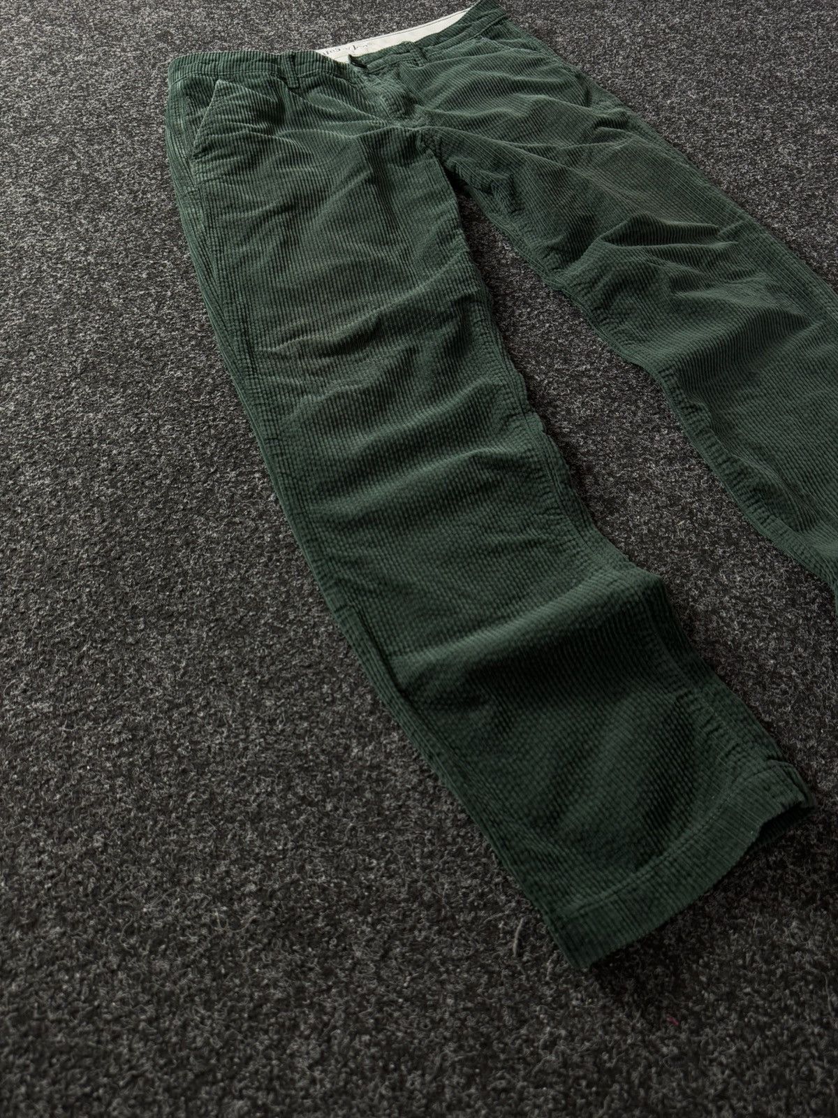 Japanese Brand × Lee Vintage 90s style velvet Lee Y2K sweatpants casual pants Size US 33 - 2 Thumbnail