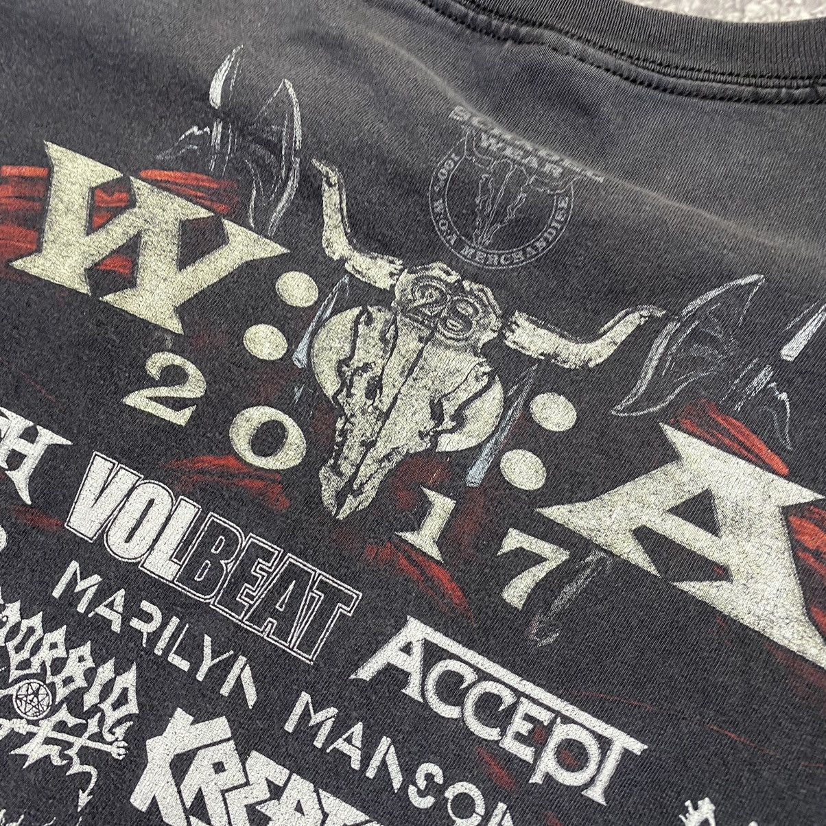 Band Tees Vintage Wacken 2017 Festival All Rock Group tee Size US S / EU 44-46 / 1 - 12 Thumbnail