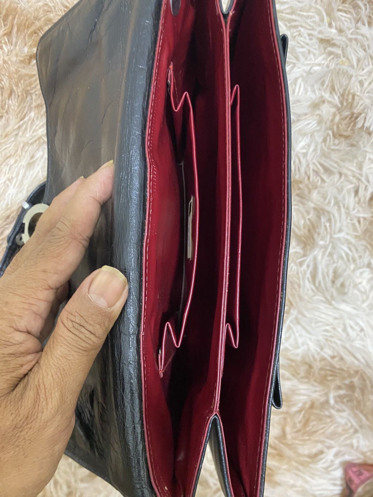 Other Vintage Japanese Leather Bag – Ginza Kanematsu – Size ONE SIZE - 3 Thumbnail
