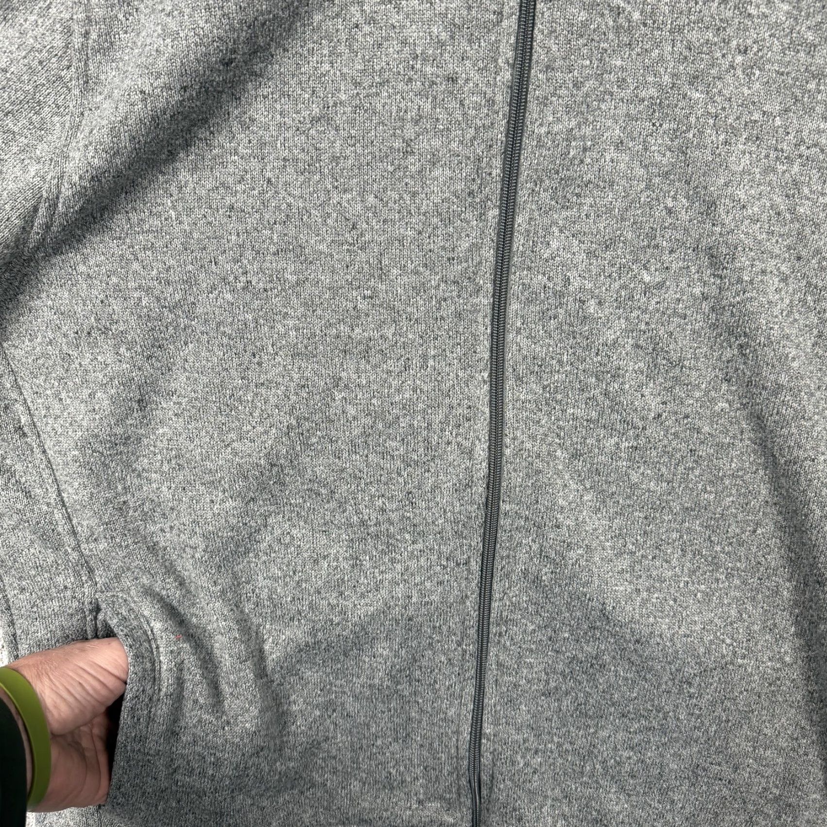 Old Navy Old Navy Hoodie Mens 2XL Gray Fleece Full Zip Textured Soft Warm Winter Gorpcore Size US XXL / EU 58 / 5 - 5 Thumbnail