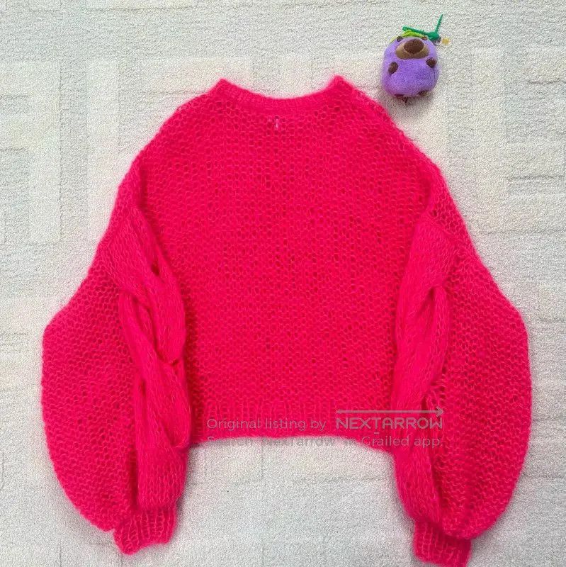 Other Loewe Pink Knit Sweater for Women . Size XS / US 0-2 / IT 36-38 - 2 Thumbnail