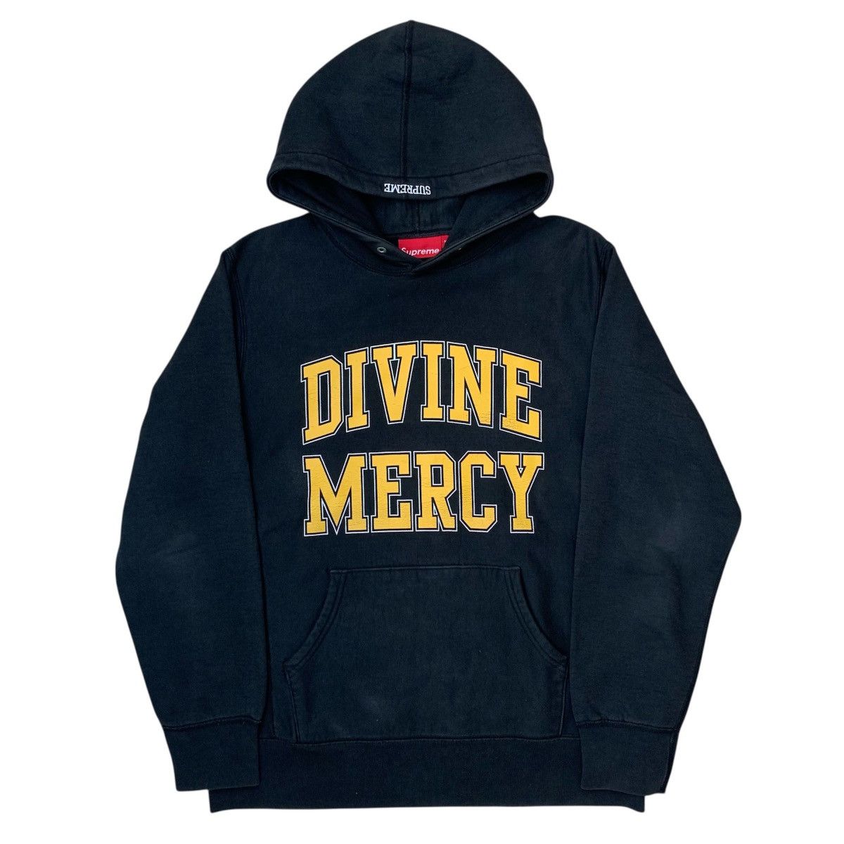 Supreme DIVINE MERCY パーカー ネイビー Supreme Divine Mercy Hoodie | Grailed