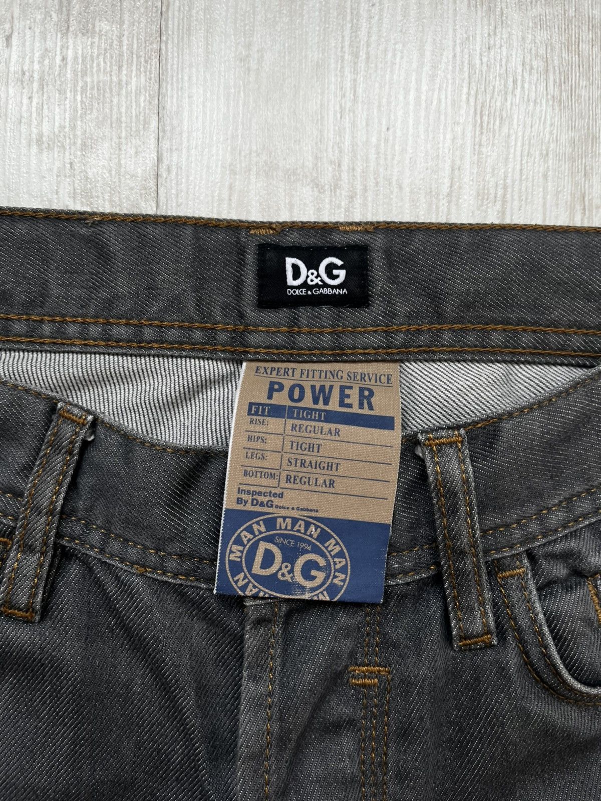 Dolce & Gabbana Dolce & Gabbana Men’s 30 Power Grey Denim Jeans Tight Fit Size US 30 / EU 46 - 6 Thumbnail